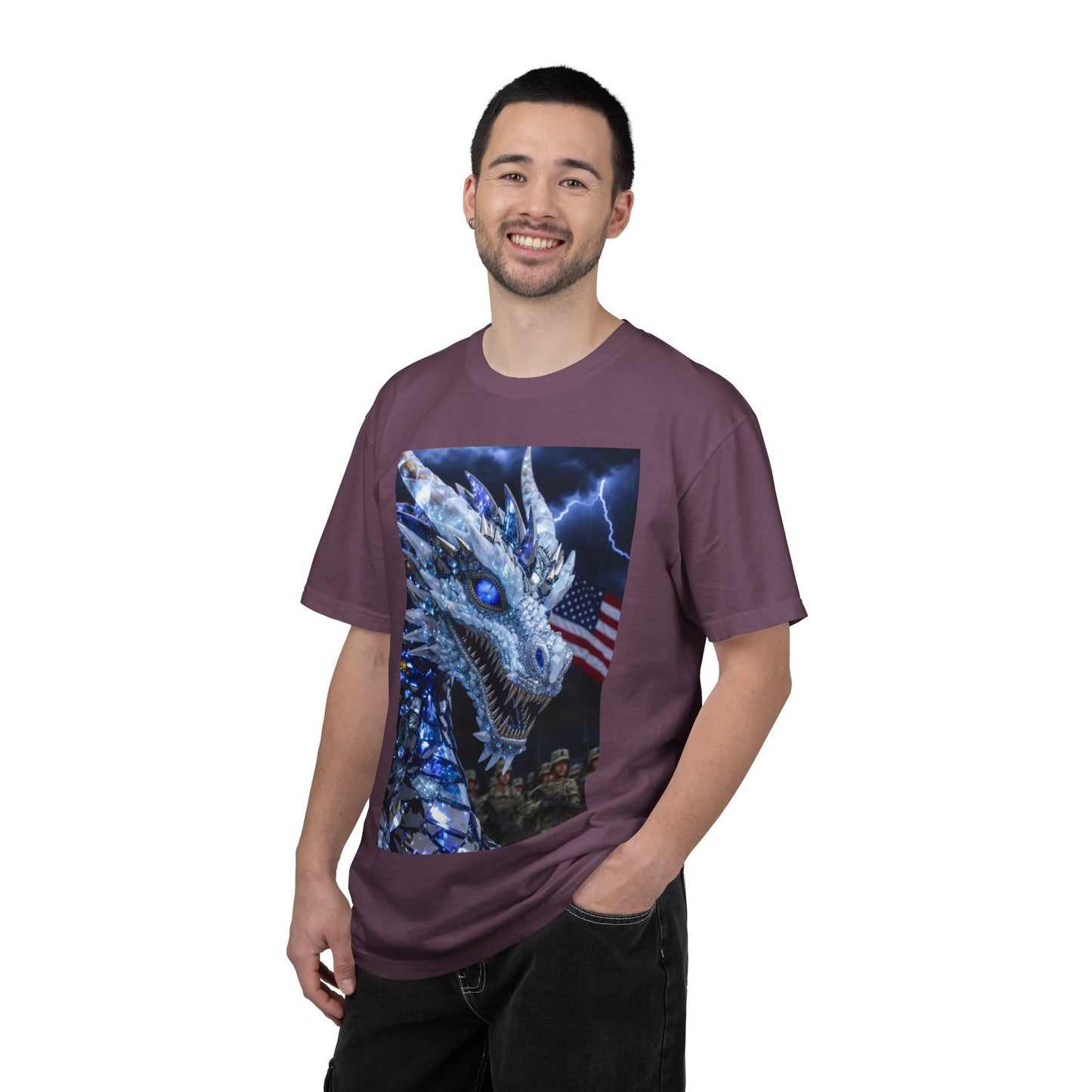 Ice Dragon Military Patriot T-Shirt