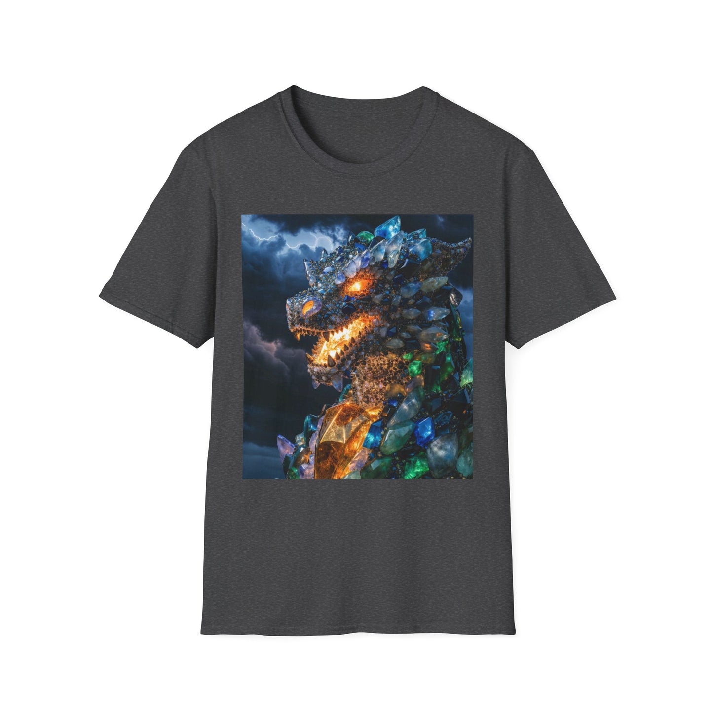 Gemstone Dragon T-Shirt — Fiery Crystal Dragon Graphic Tee