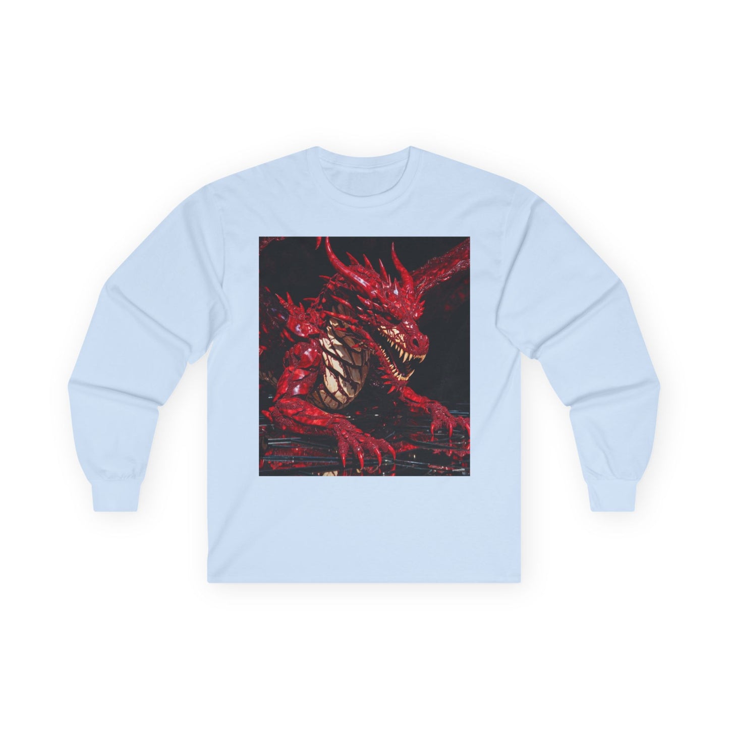 Red Dragon Artwork Long Sleeve Tee