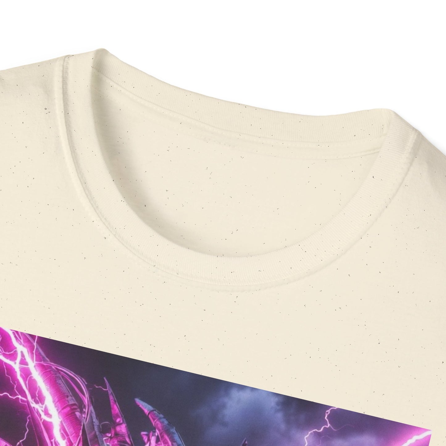 Dragon Lightning T-Shirt — Neon Purple Fantasy Dragon Graphic Tee