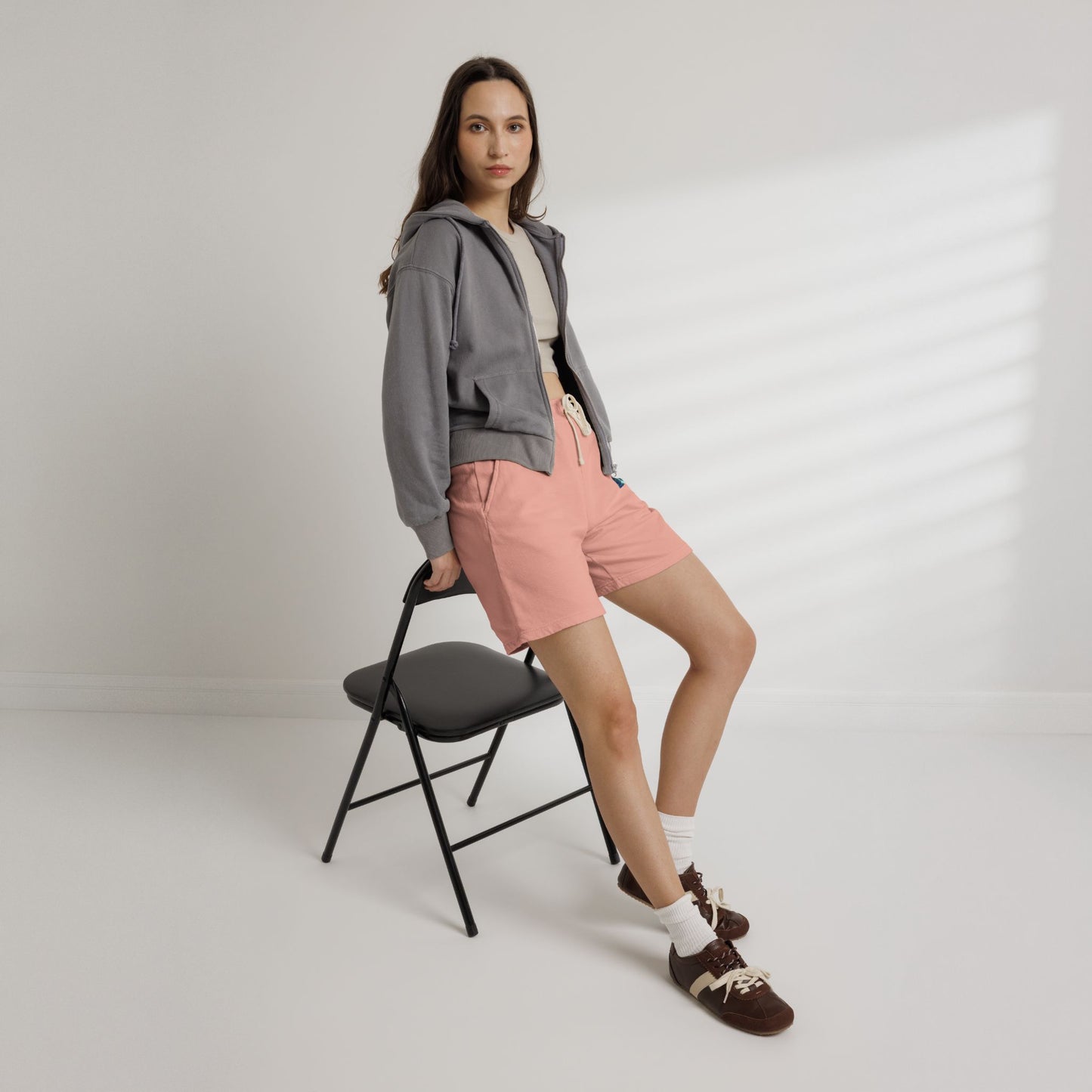 Lightweight Fleece Sweat Shorts — Pocket Sea Breeze Graphic