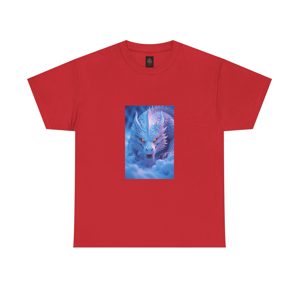 A Mystic Blue Dragon Tee — Ethereal Fantasy Animal Graphic T-Shirt