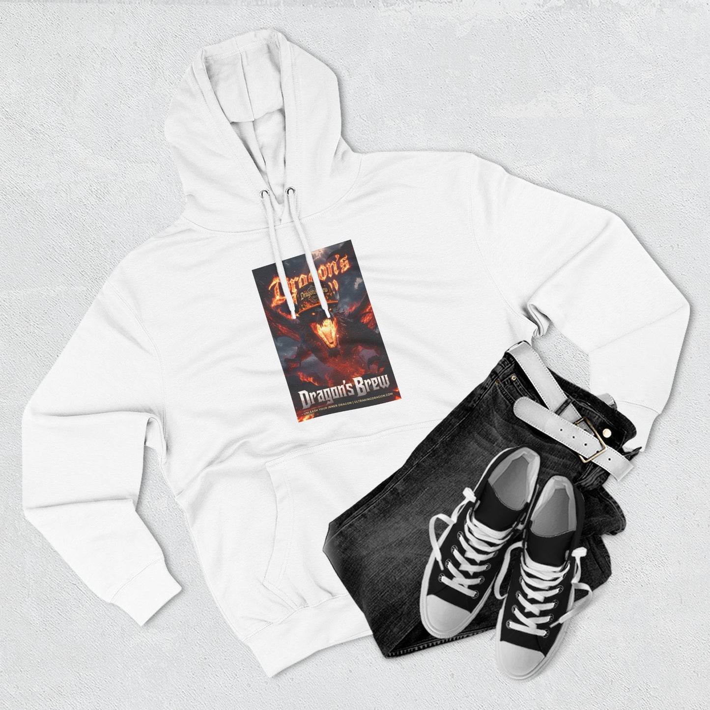 Dragons Brew Three-Panel Fleece Hoodie