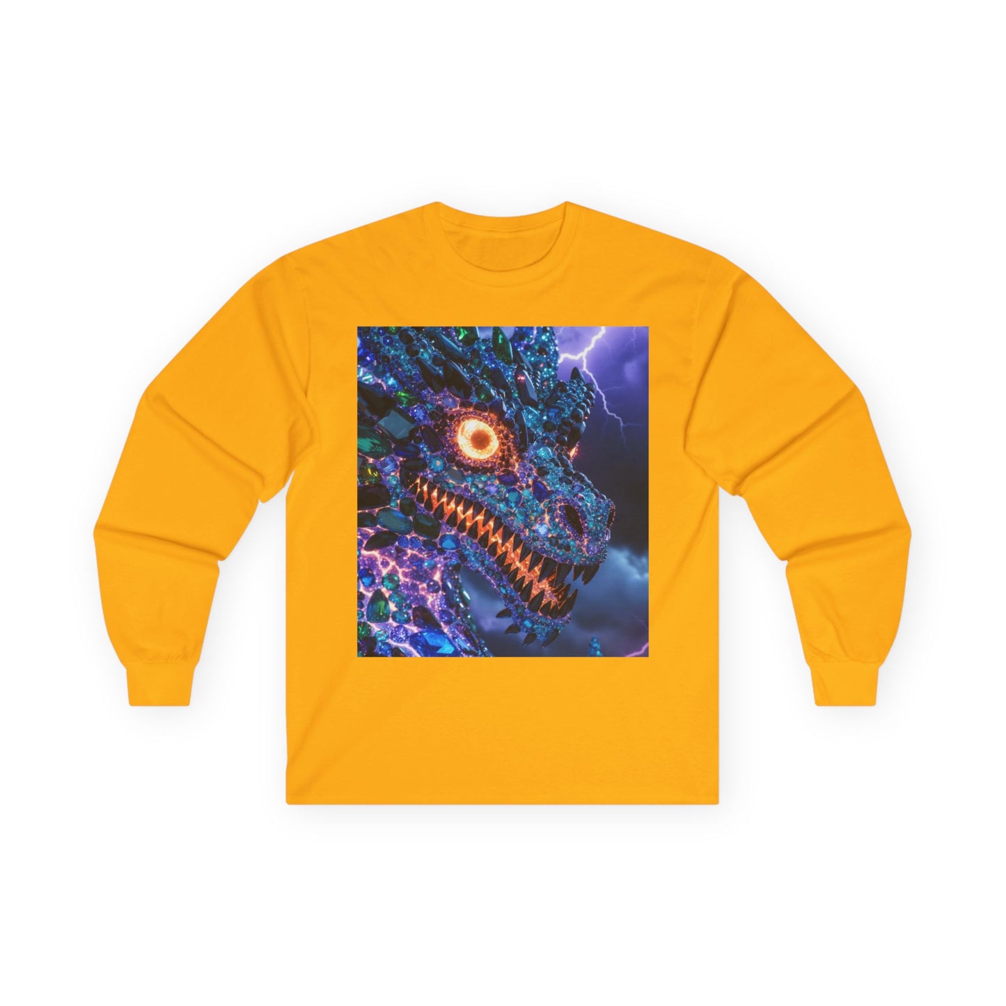 Godzilla Neon Monster Long Sleeve Tee — Electric Kaiju Graphic