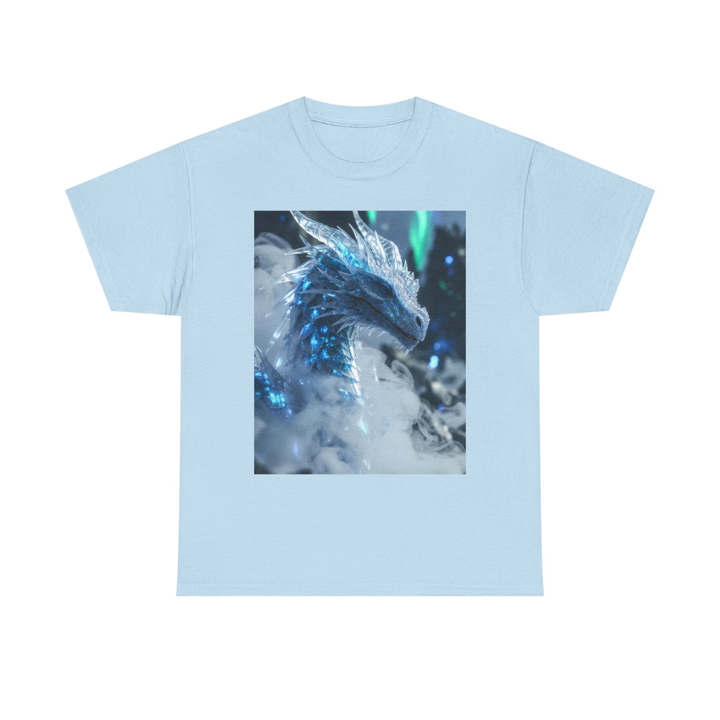 Ice Dragon Graphic Tee — Fantasy Dragon Art T-Shirt