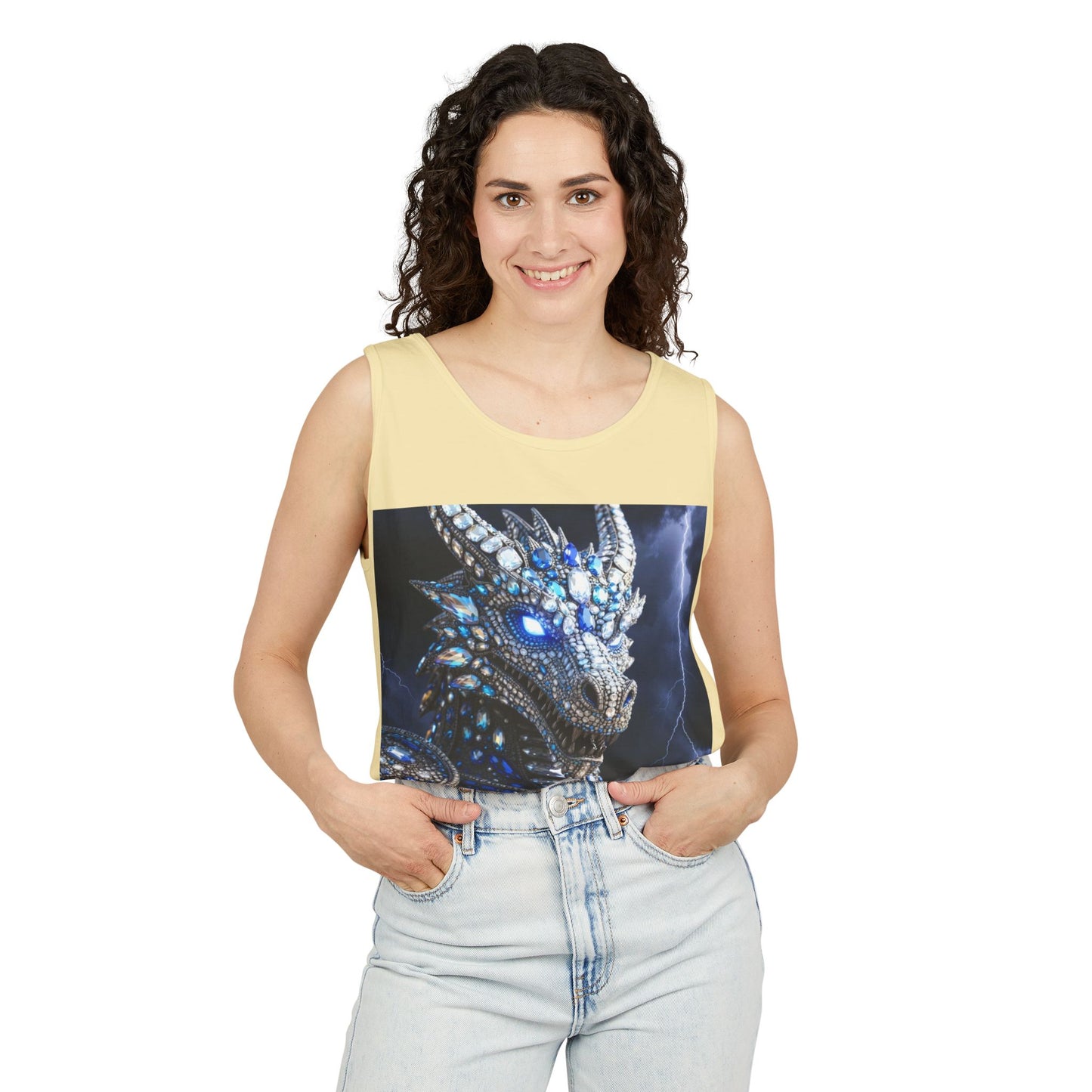 Patriotic Crystal Dragon Tank Top