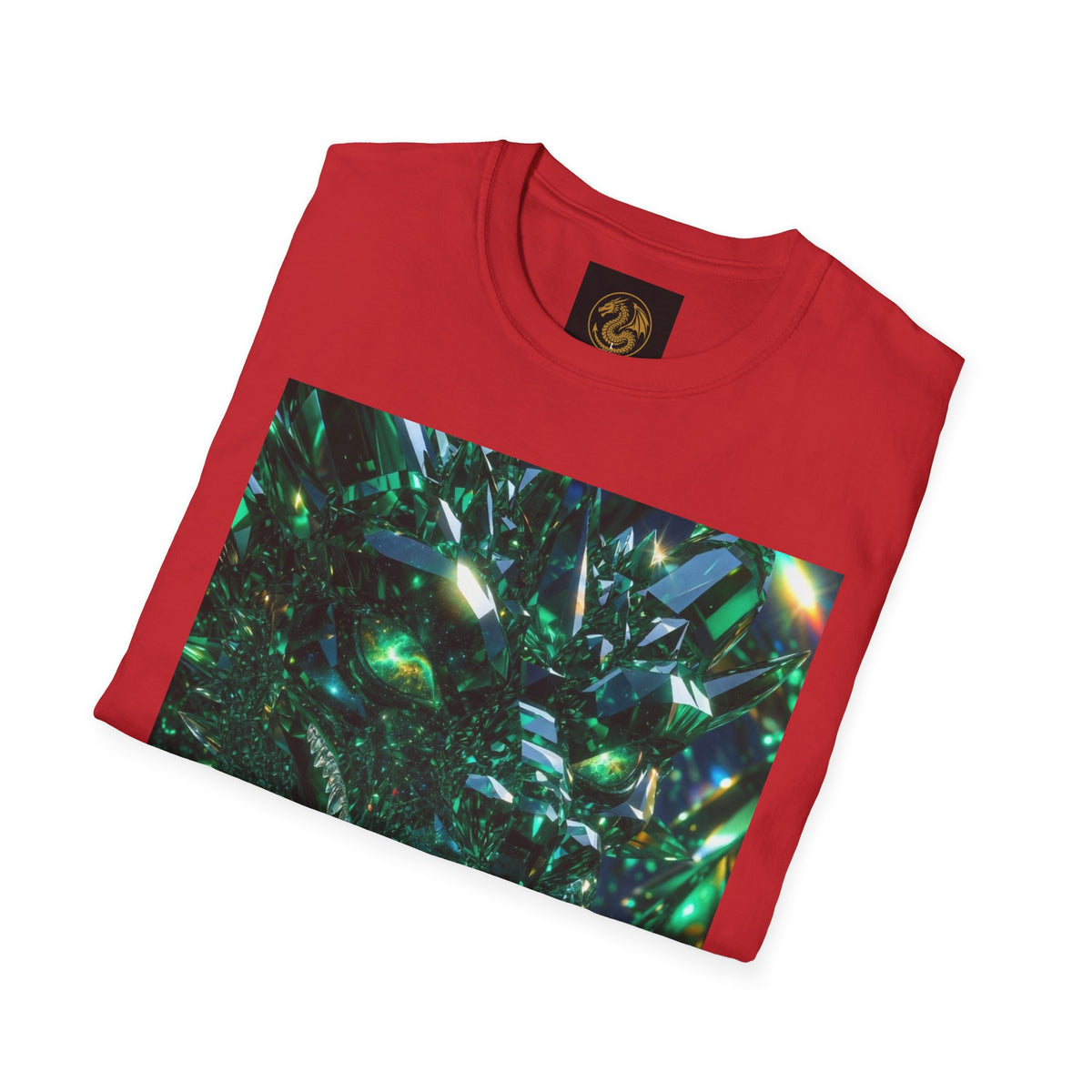 An Emerald Dragon Crystal Skull T-Shirt