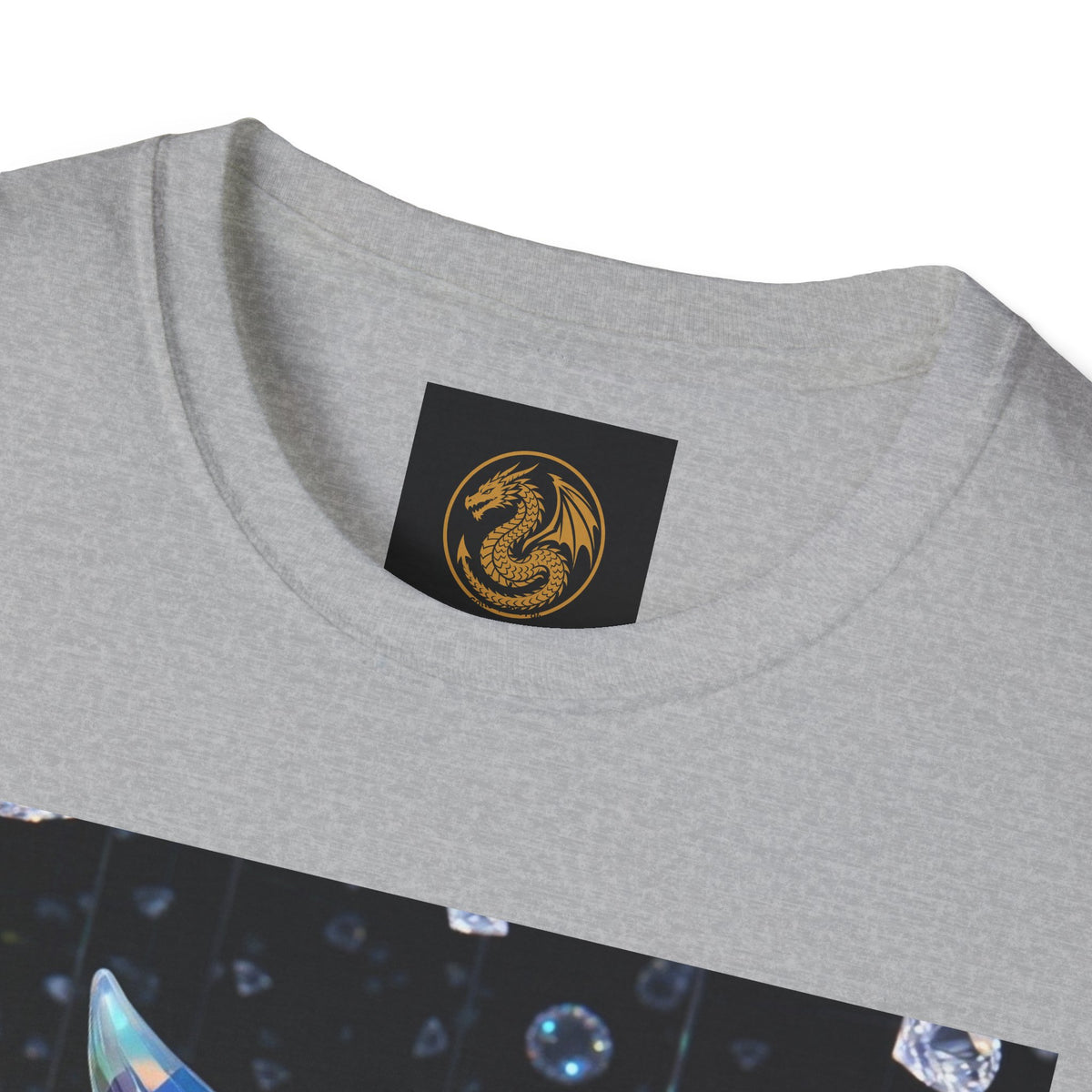 A Crystal Dragon T-Shirt — Sparkling Gem Fantasy Tee