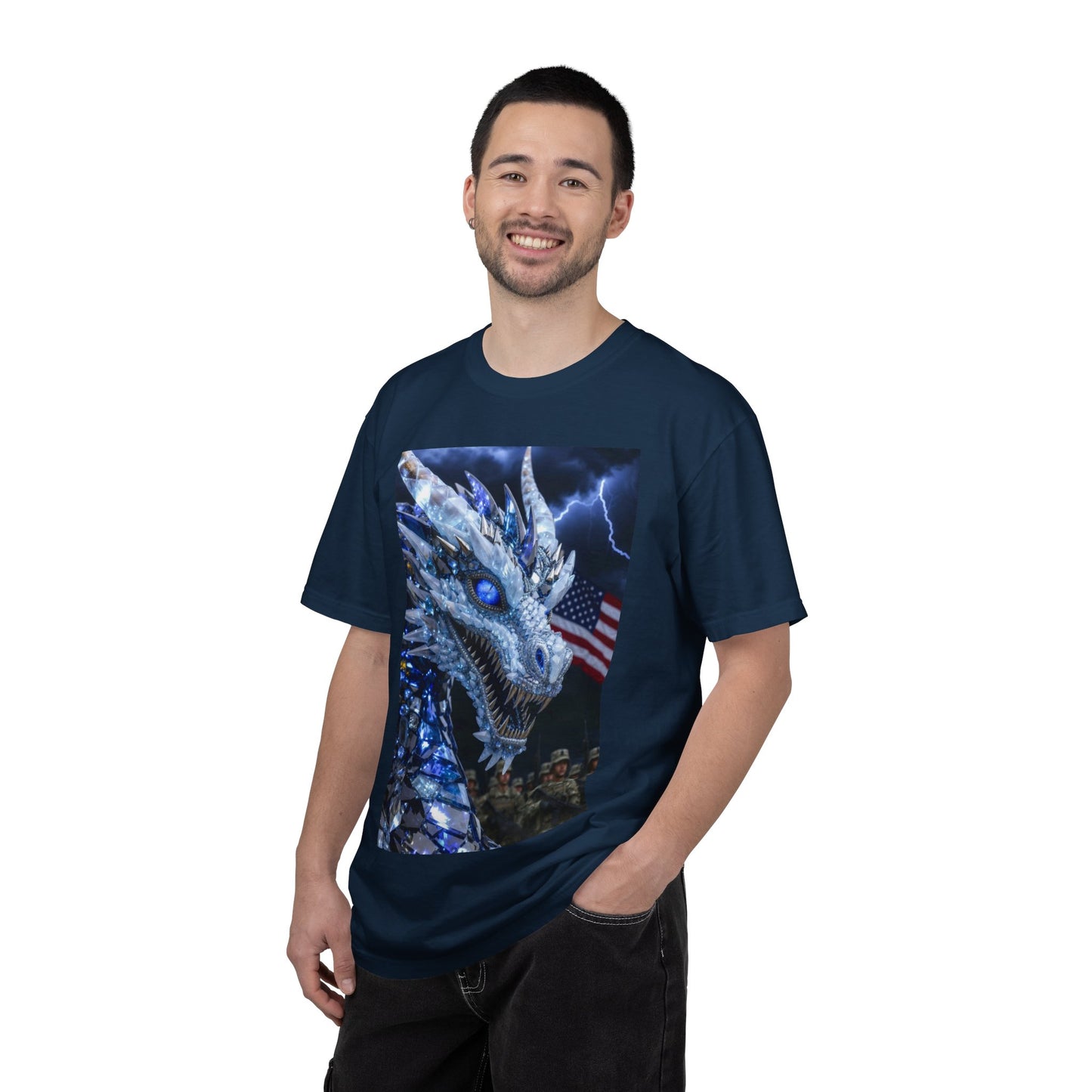 Ice Dragon Military Patriot T-Shirt