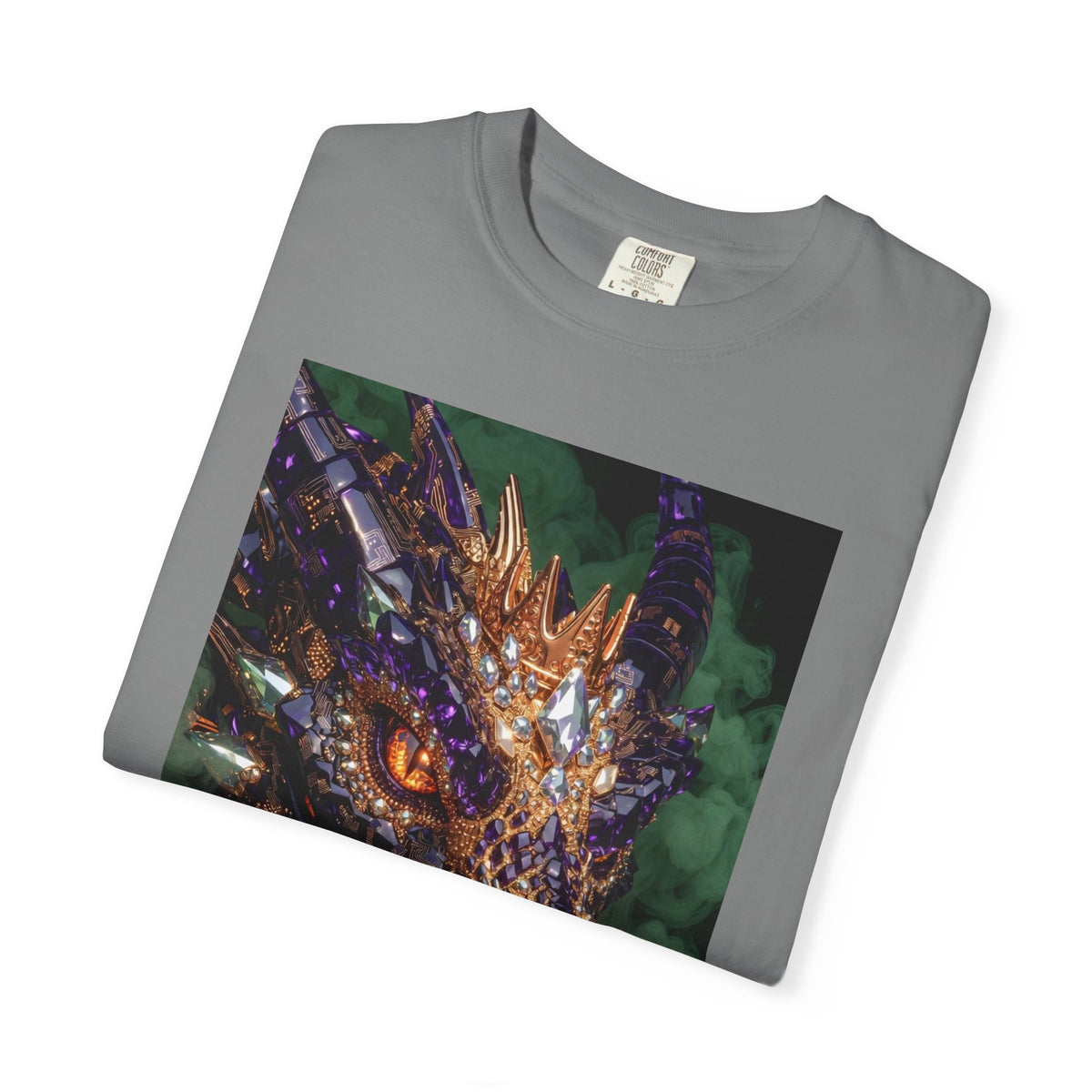 A Dragon Pocket Graphic T‑Shirt — Fiery Fantasy Chest Print