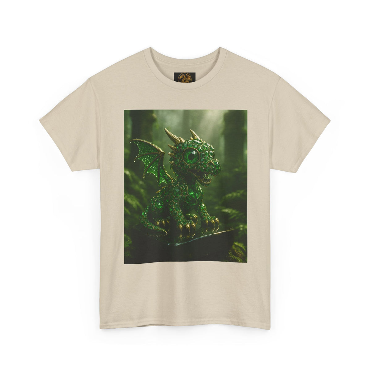 A Fantasy Dragon Graphic Tee, Heavy Cotton Shirt, Cute Dragon Top, Gifts for Dragon Lovers, Whimsical Art T-Shirt, Casual Wear