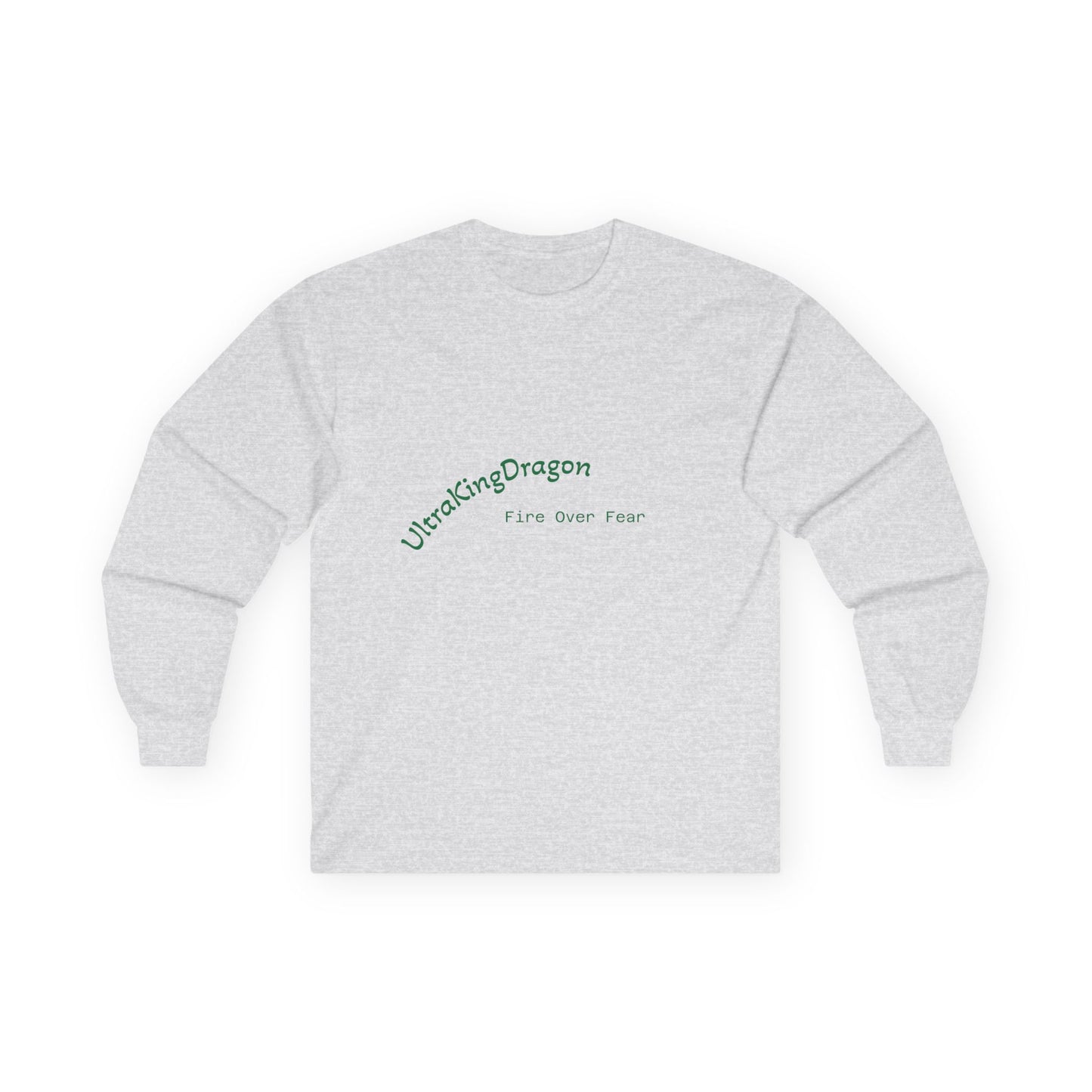 Minimalist 'Vibes Over Fear' Long Sleeve Tee