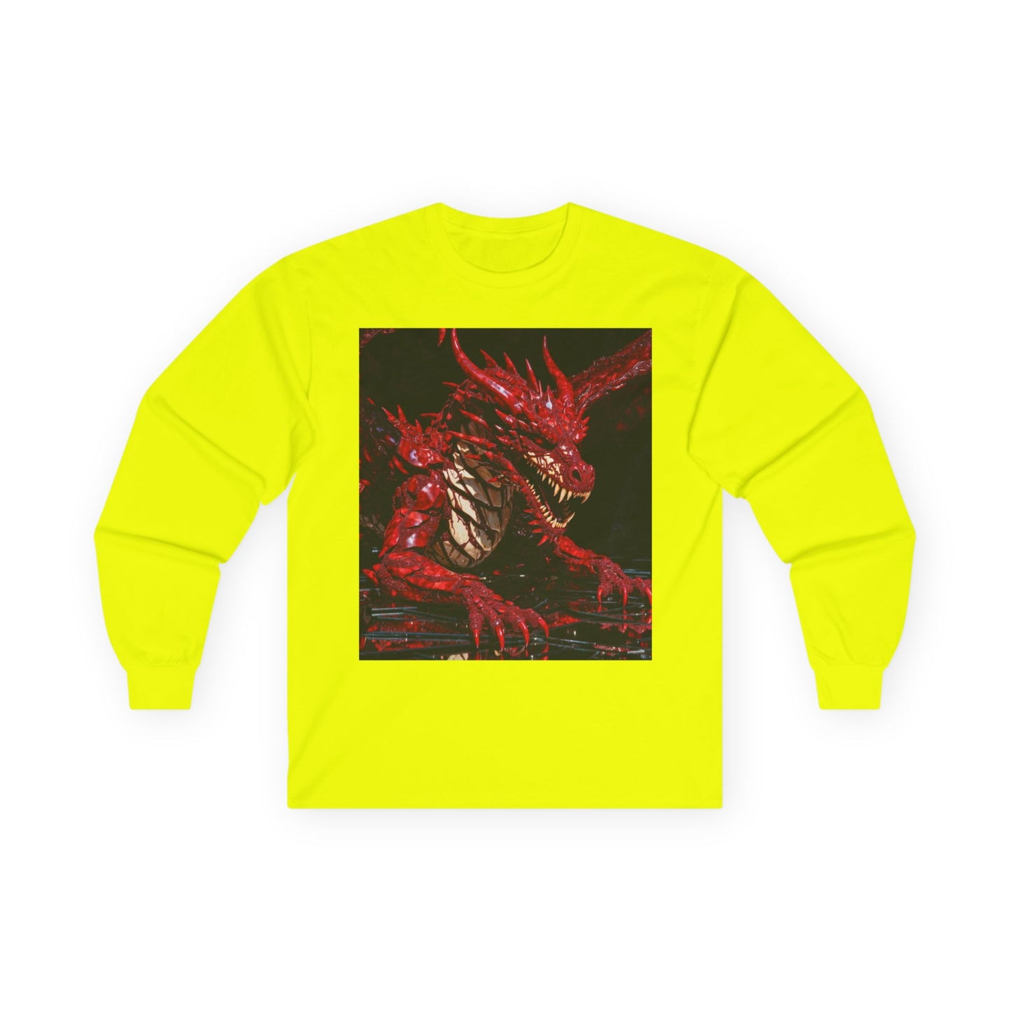 Red Dragon Artwork Long Sleeve Tee
