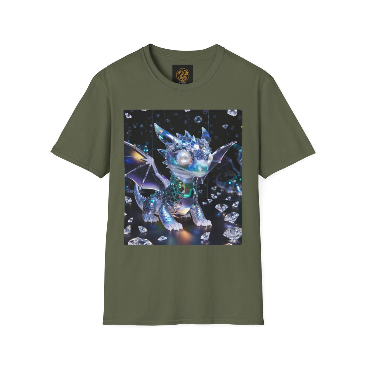 A Crystal Dragon T-Shirt — Sparkling Gem Fantasy Tee