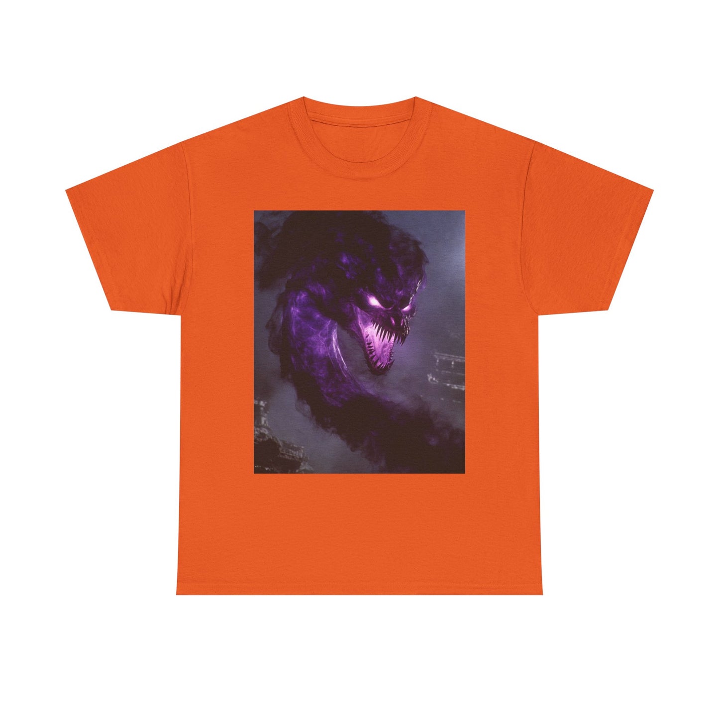 Divine Purple Dragon Ghost Heavy Cotton Tee