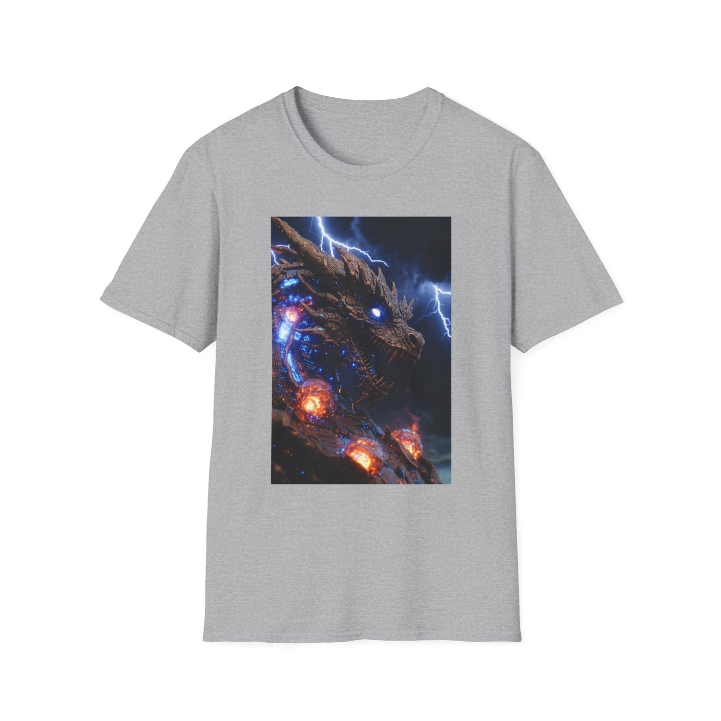 Godzilla Monster Tee — Electric Kaiju Face Graphic T-Shirt