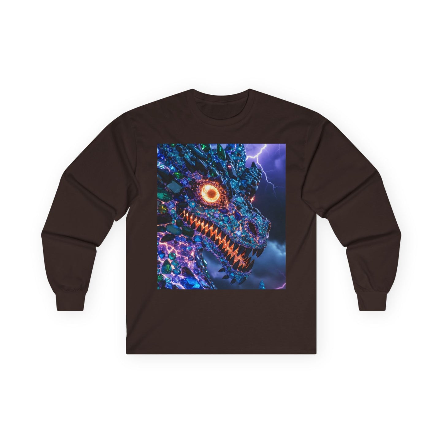 Godzilla Neon Monster Long Sleeve Tee — Electric Kaiju Graphic