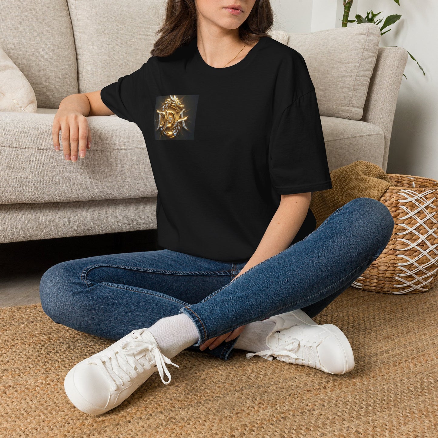 #1 seller DDA DIVINE DRAGON ARMOR T-Shirt — Golden Dragon Emblem Chest Logo, Fantasy Gaming Fan Tee