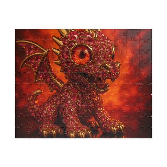 Dragon-Themed Puzzle, Perfect for Dragon Lovers, Gift for Kids & Adults, Family Game Night, Fantasy Puzzle