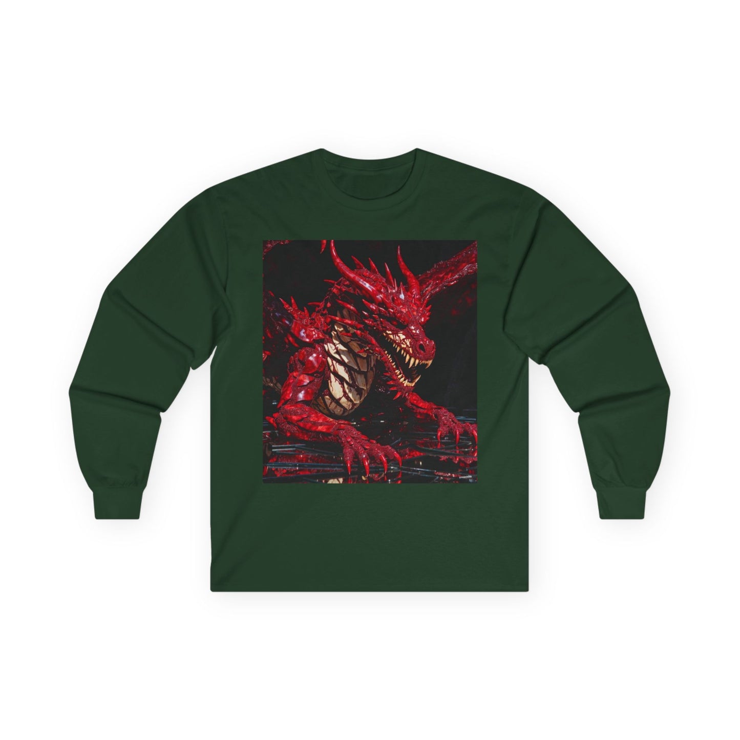 Red Dragon Artwork Long Sleeve Tee