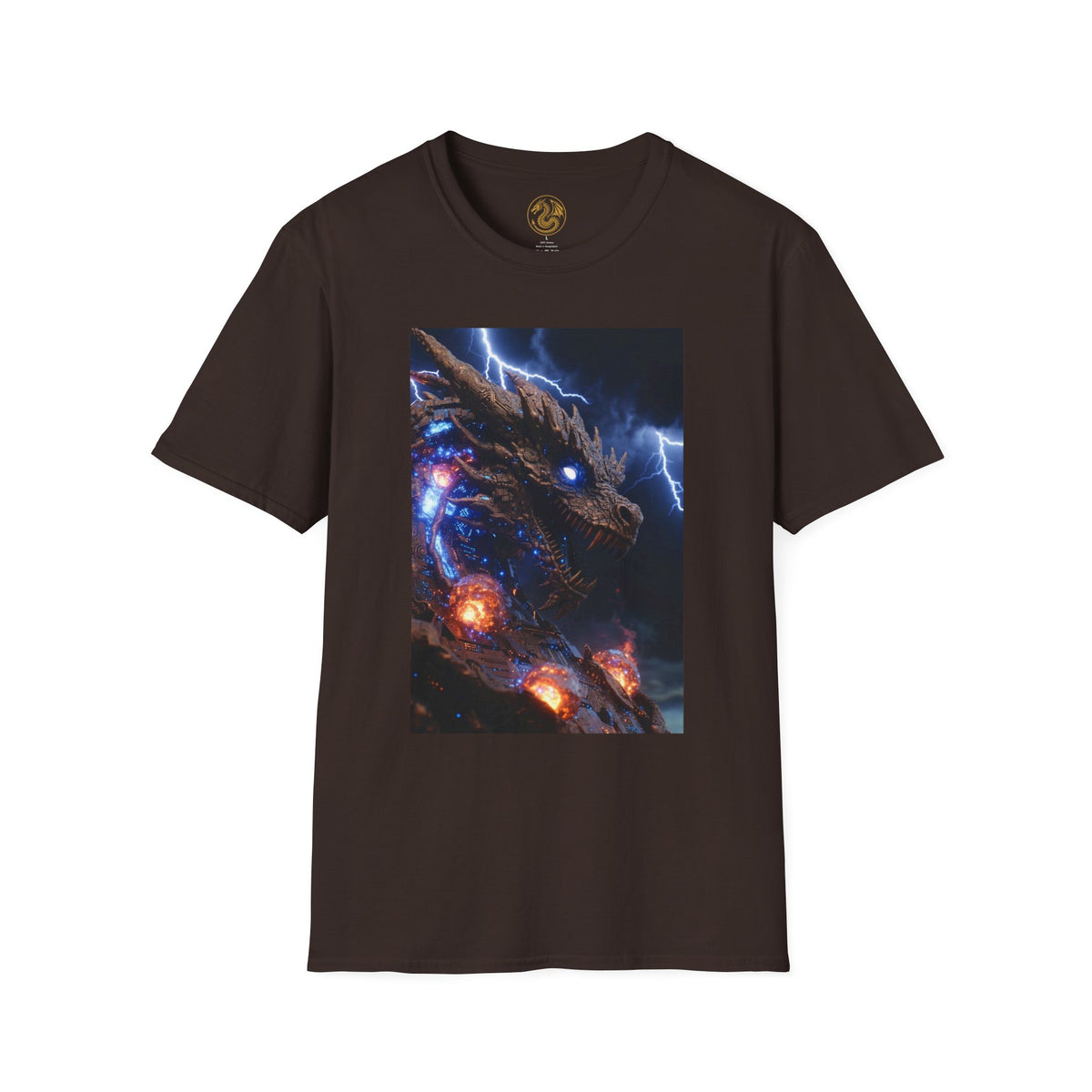A powerful Dragon Tee — Electric Kaiju Face Graphic T-Shirt