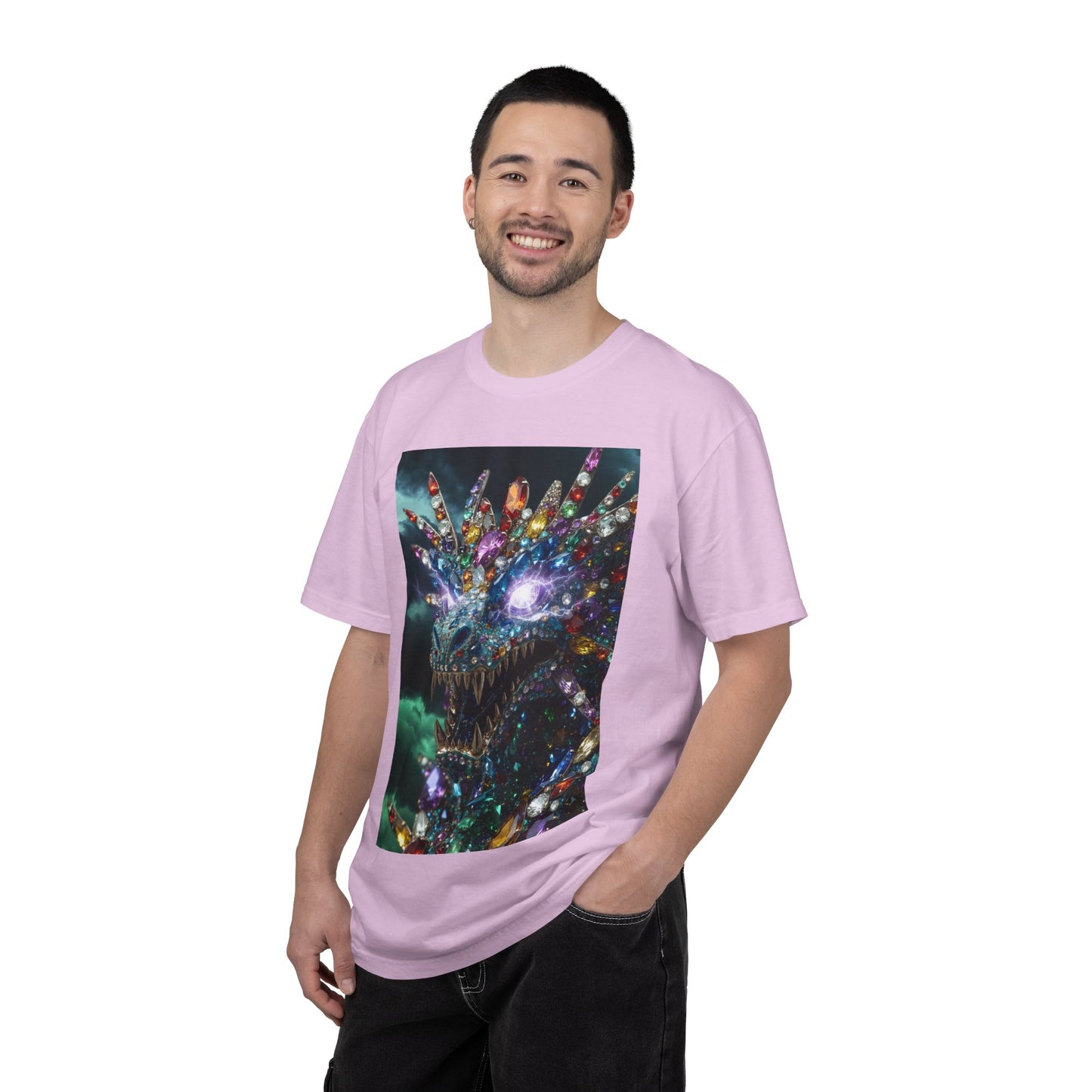 Dragon Crystal T-Shirt — Psychedelic Gem Monster Graphic Tee