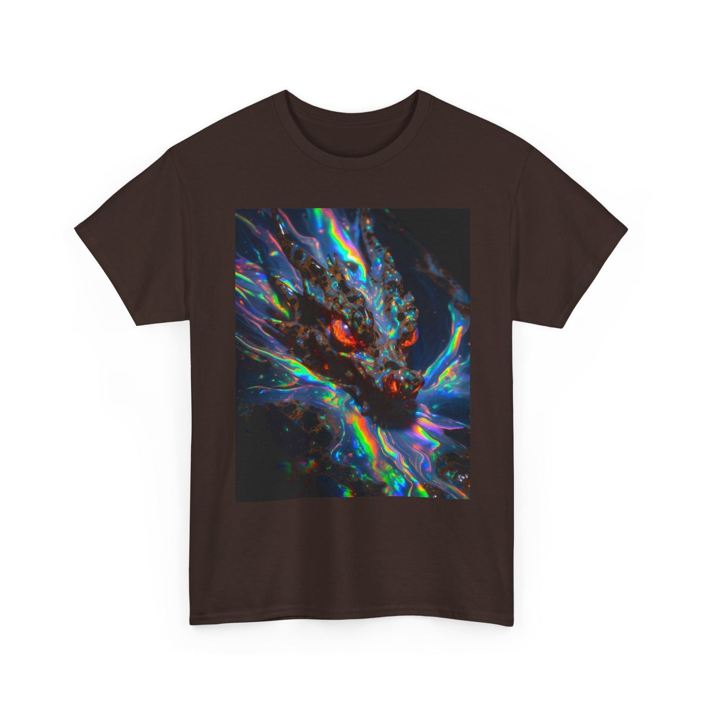 Psychedelic Dragon T-Shirt — Neon Cosmic Dragon Graphic Tee