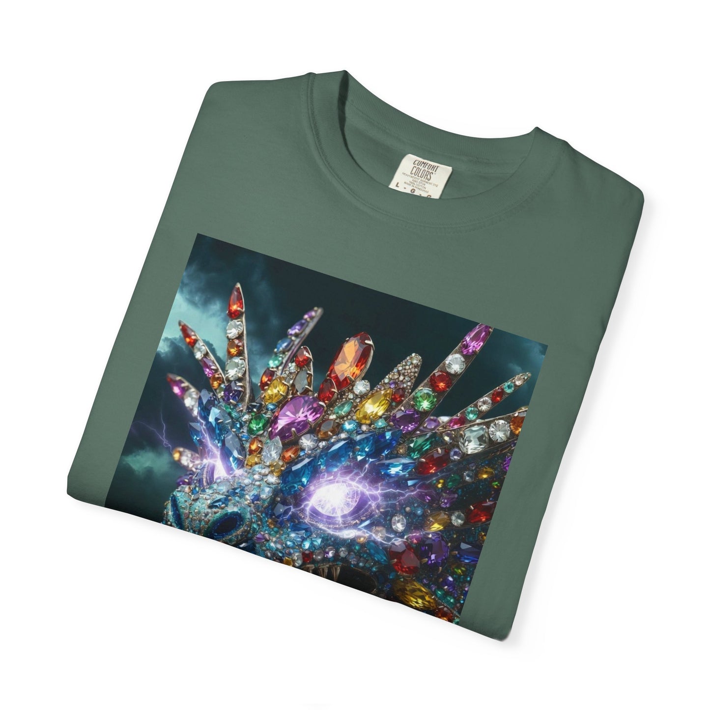 Dragon Crystal T-Shirt — Psychedelic Gem Monster Graphic Tee
