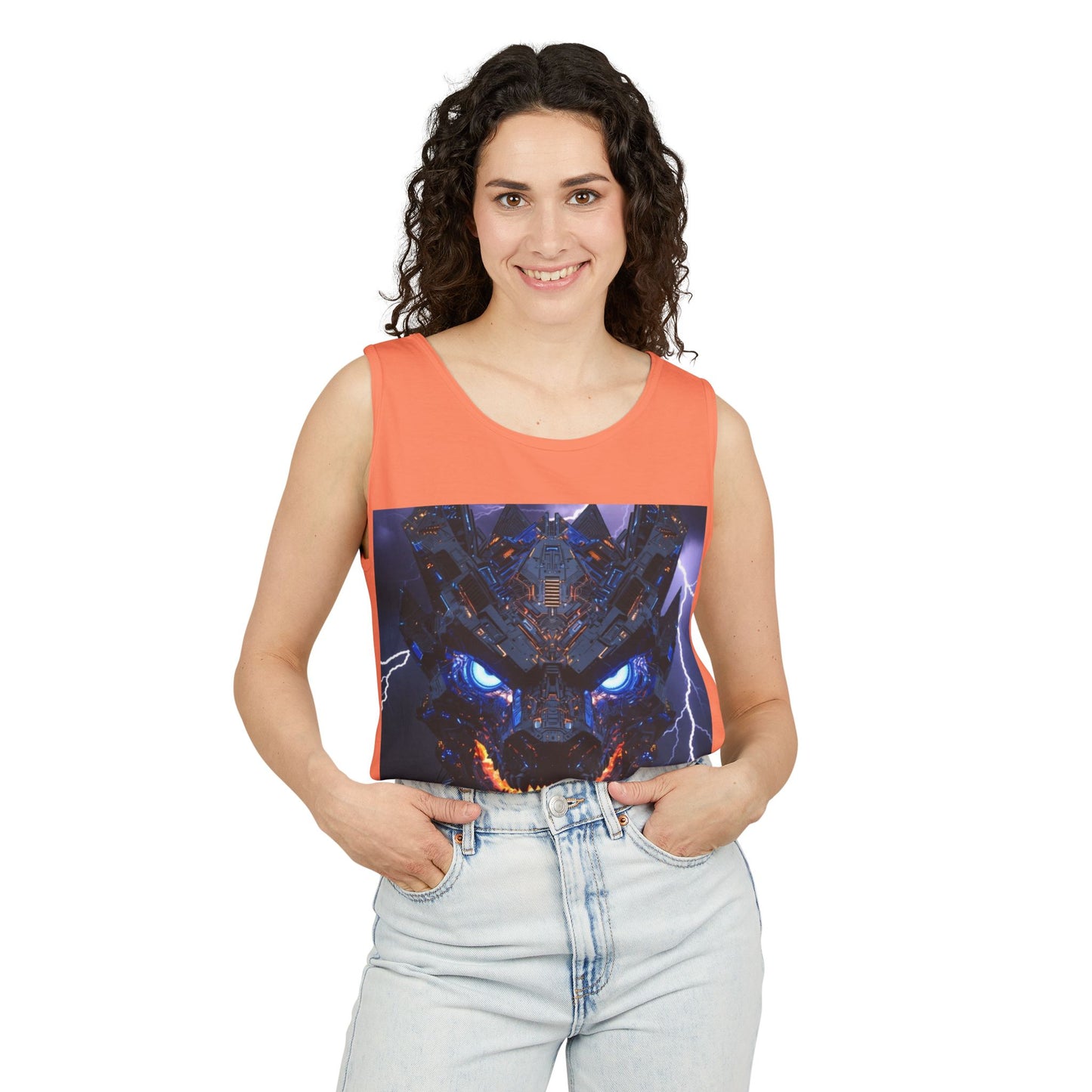 Dragon Storm Tank Top – Fierce Lightning Dragon Graphic Tank