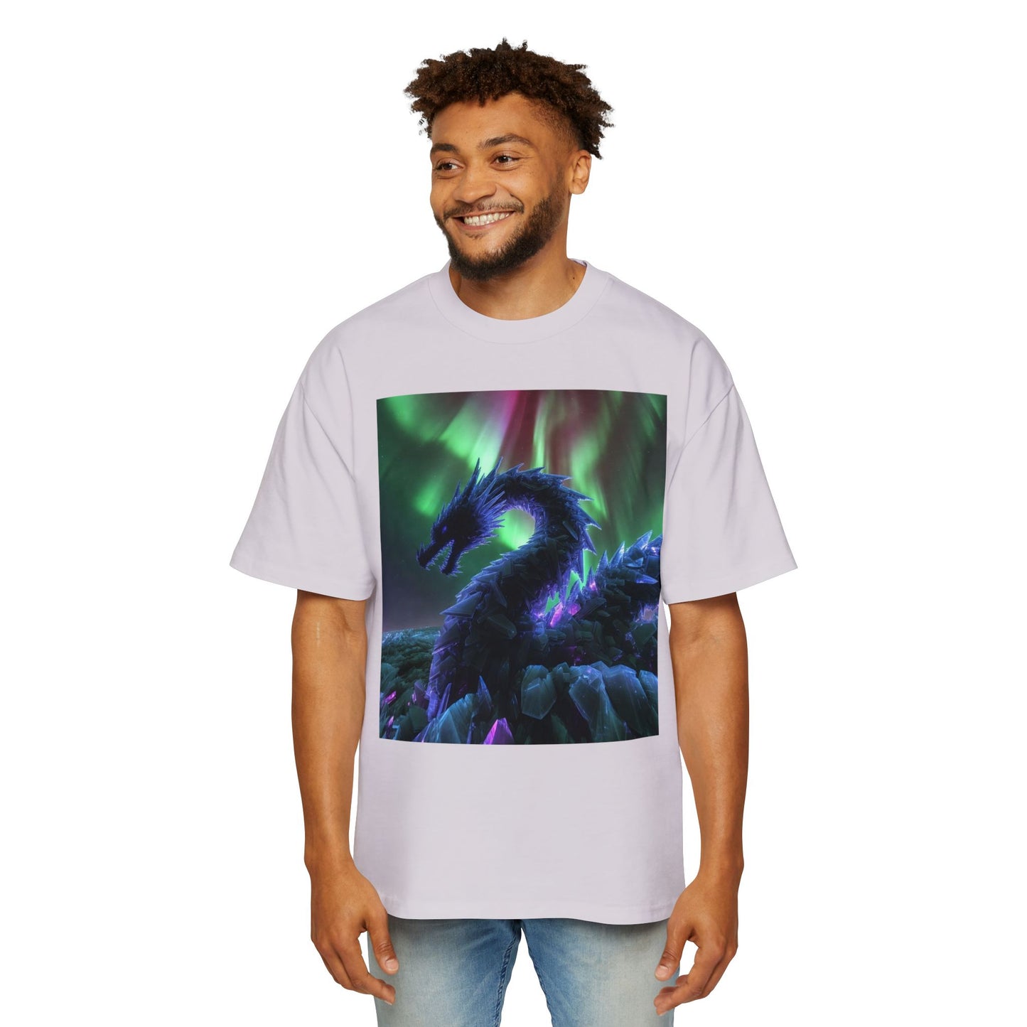 Northern Lights Dragon Tee — Fantasy Dragon Graphic T-Shirt
