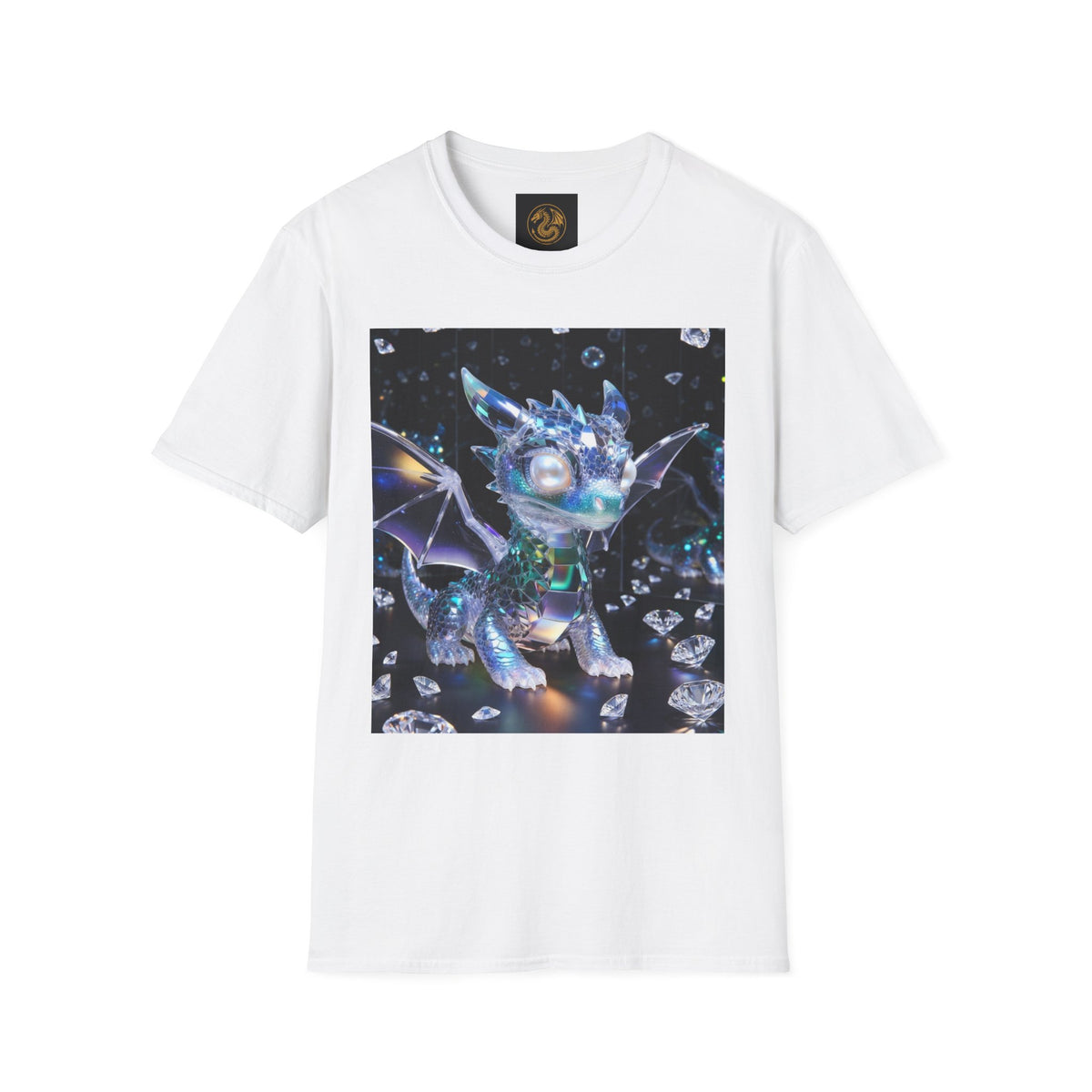A Crystal Dragon T-Shirt — Sparkling Gem Fantasy Tee