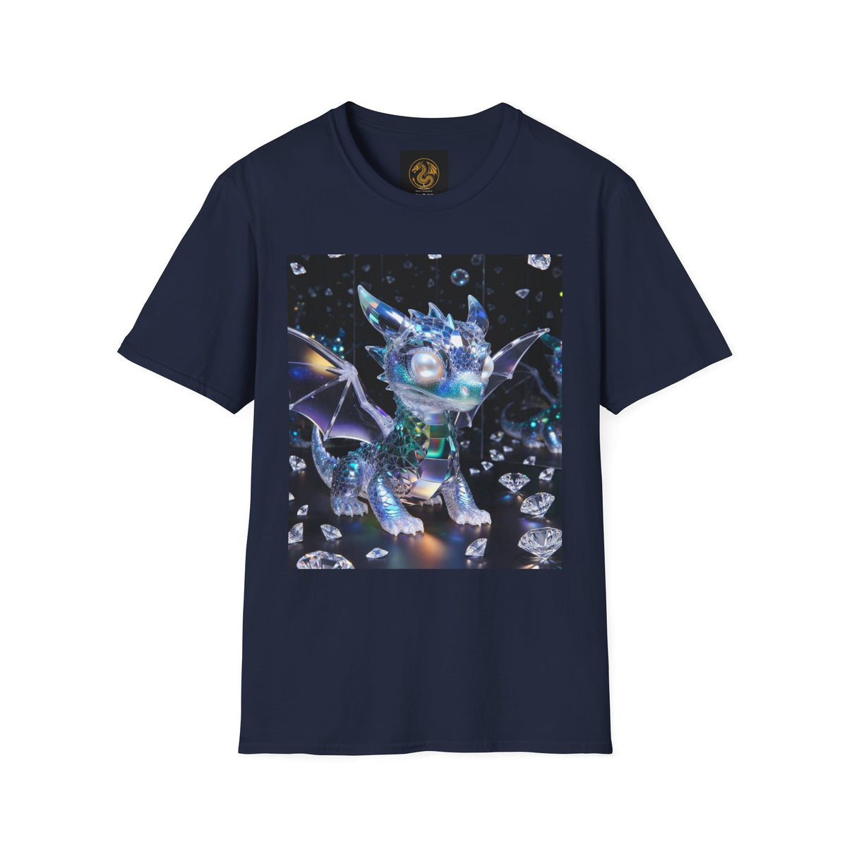 A Crystal Dragon T-Shirt — Sparkling Gem Fantasy Tee