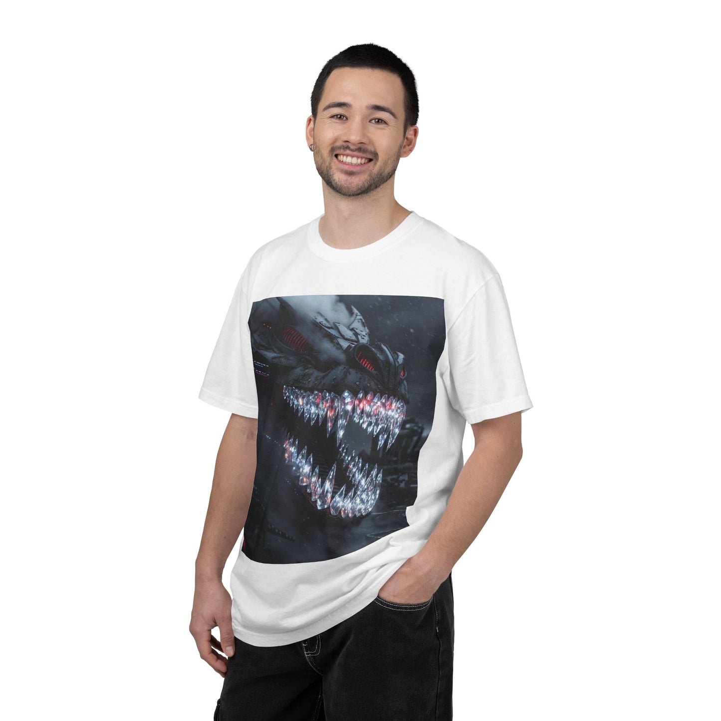 Graphic T-Shirt — Dark Monster Smile Artwork