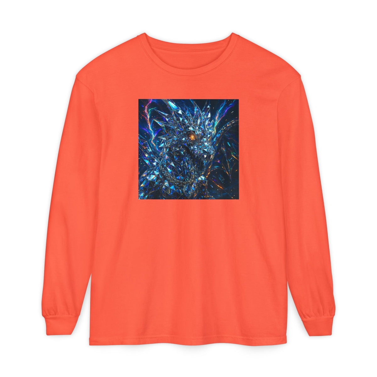 A Glass Dragon Garment-dyed Long Sleeve T-Shirt