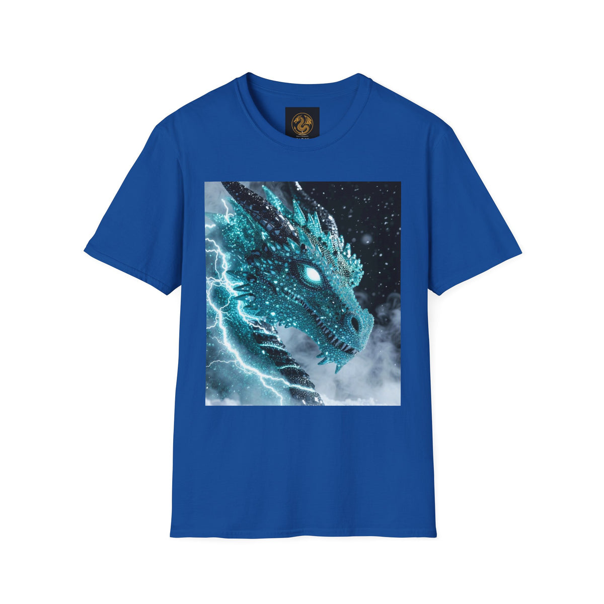 An Ice Dragon T-Shirt — Electric Frost Dragon Graphic Tee