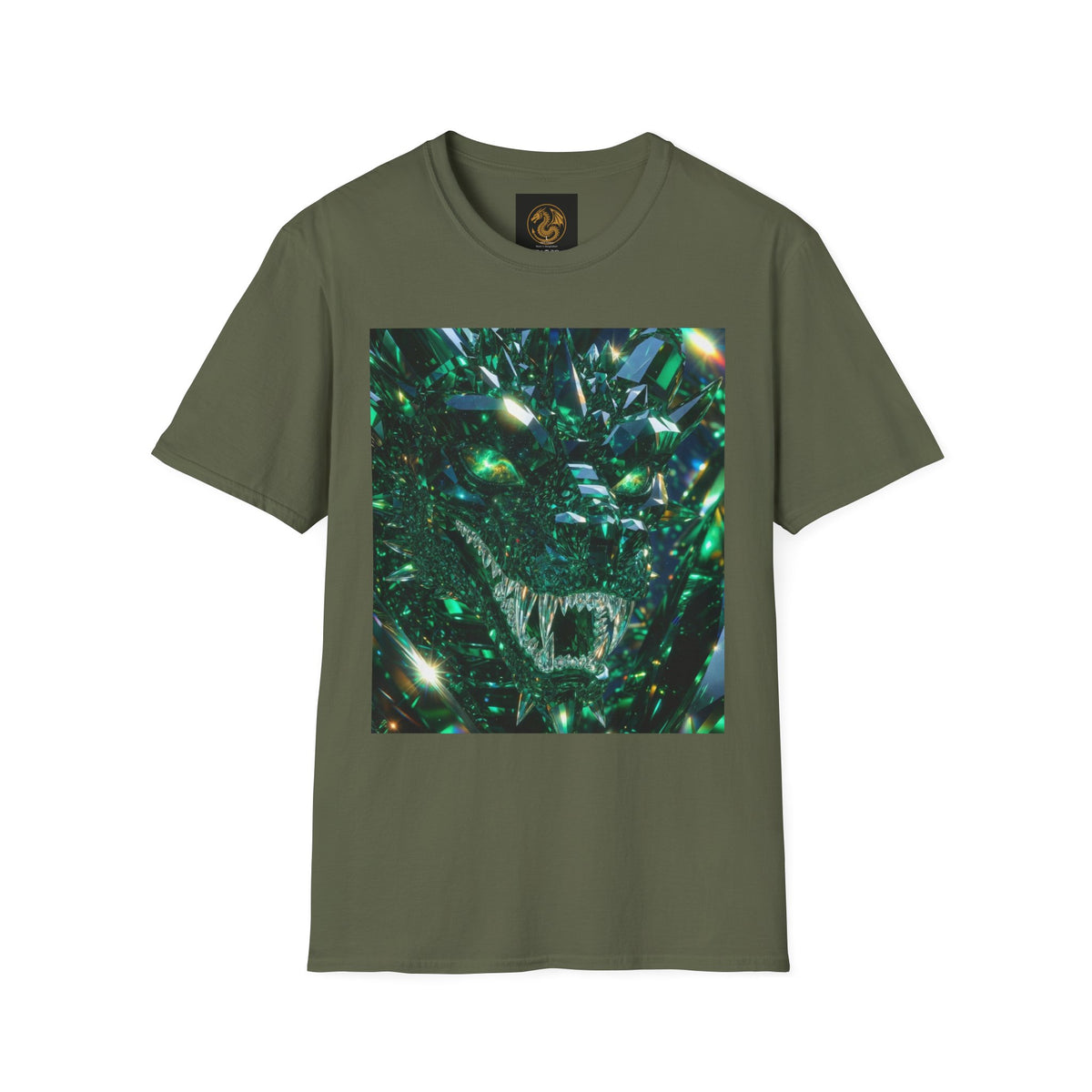 An Emerald Dragon Crystal Skull T-Shirt