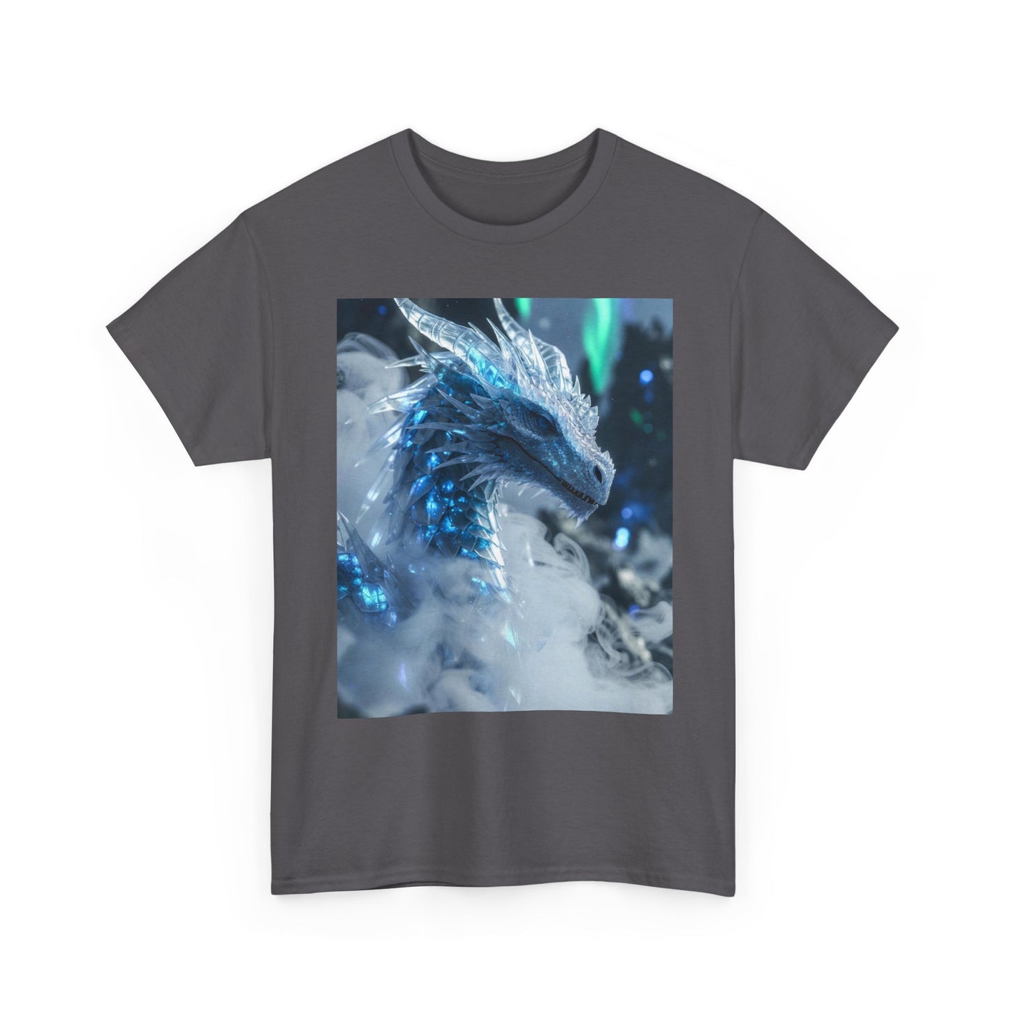 Ice Dragon Graphic Tee — Fantasy Dragon Art T-Shirt