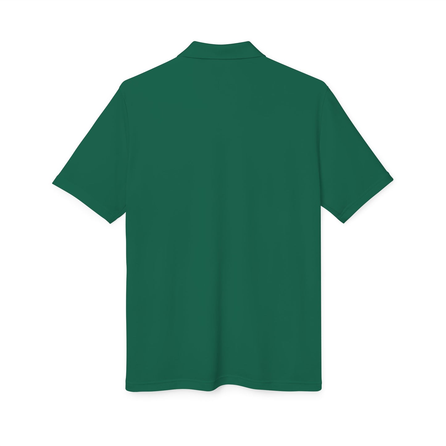 Adidas Performance Polo — Gold Crest Patch Chest Logo
