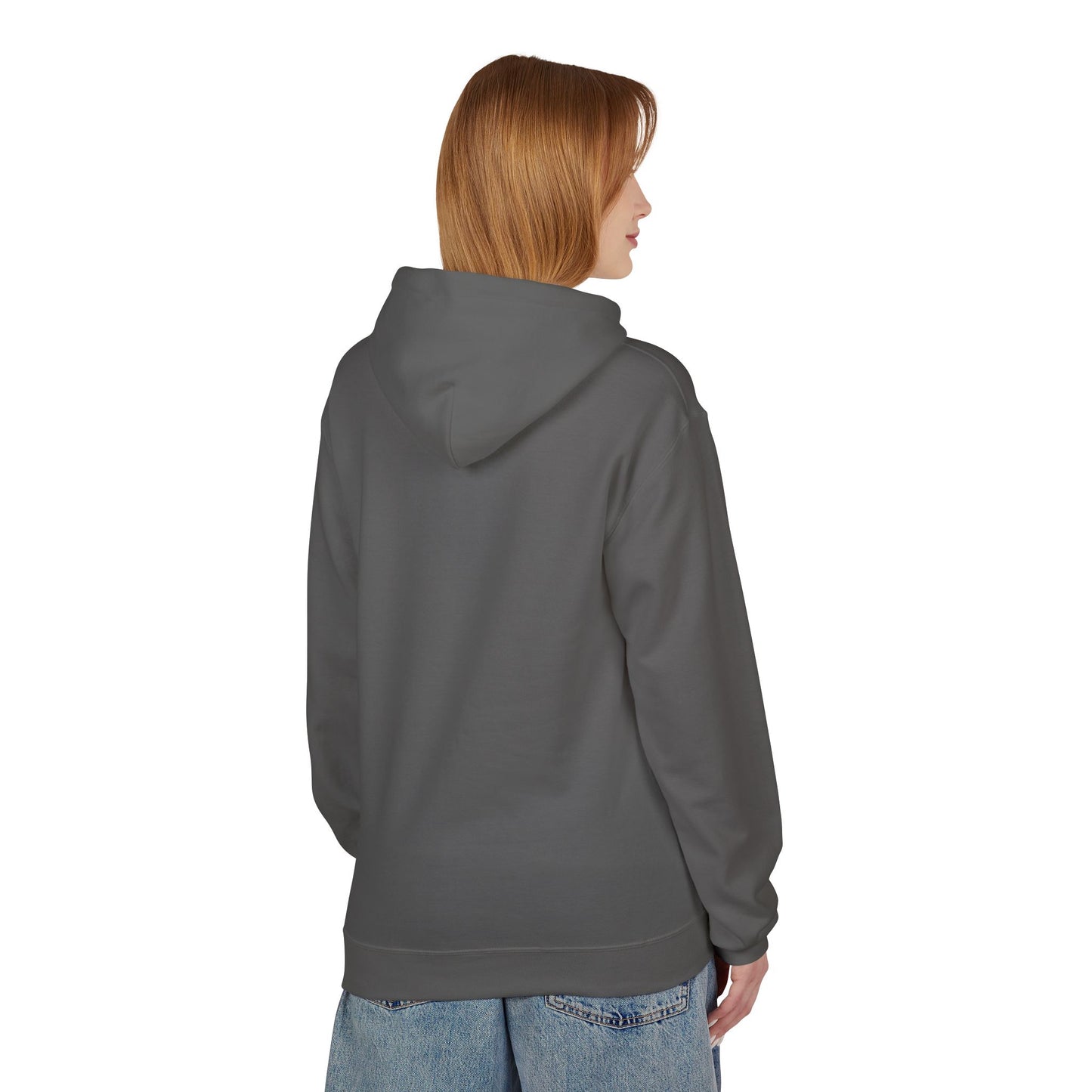 Abstract Red Dragon Marble Hoodie — Minimal Center Art Pullover