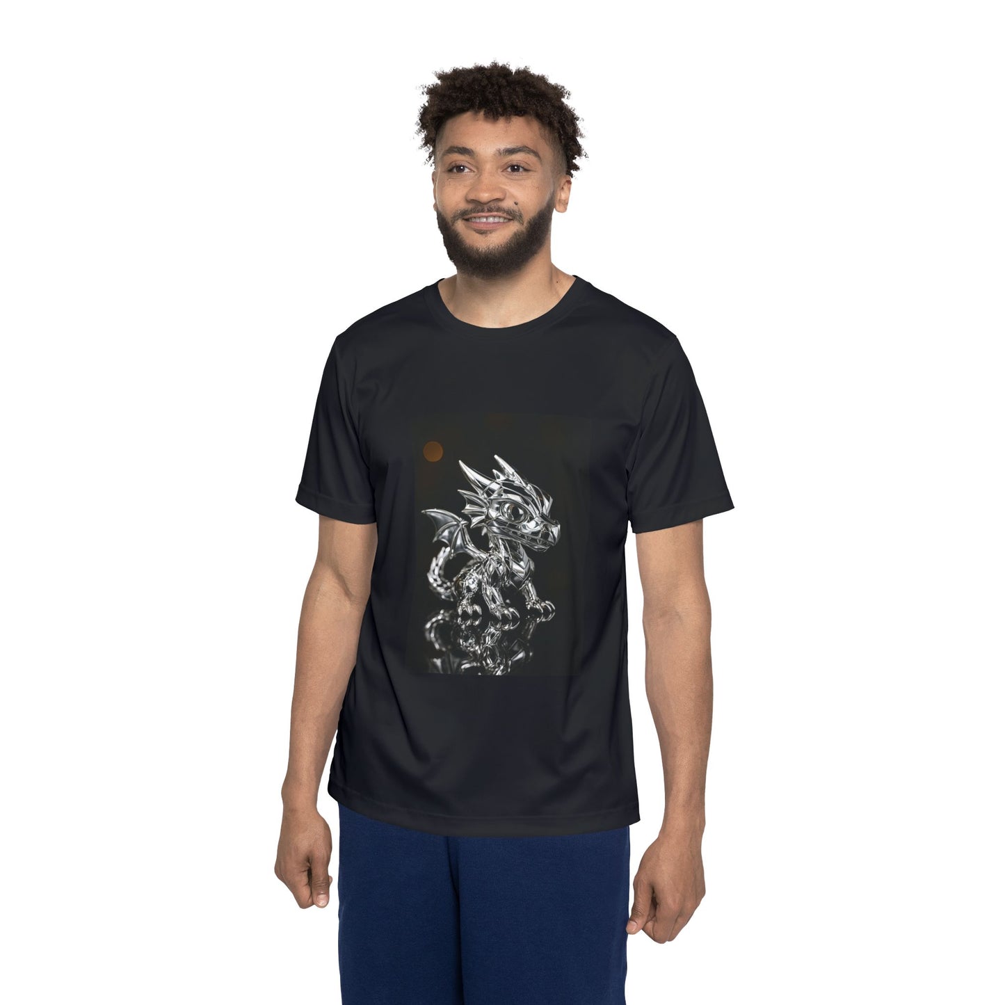 Men's Dragon Print Sports Jersey - AOP, Athletic Wear, Gaming Apparel, Dragon Lover Gift, Unique Sports Shirt