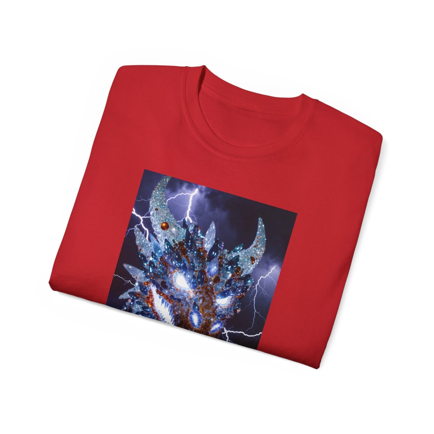 Electric Dragon T-Shirt — Lightning Fantasy Beast Graphic Tee