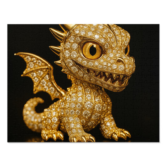 Ultra King Dragon Jigsaw Puzzle, Fantasy Game Puzzle, Puzzle with Tin Package, Collector’s Gift, Fun Family Activity