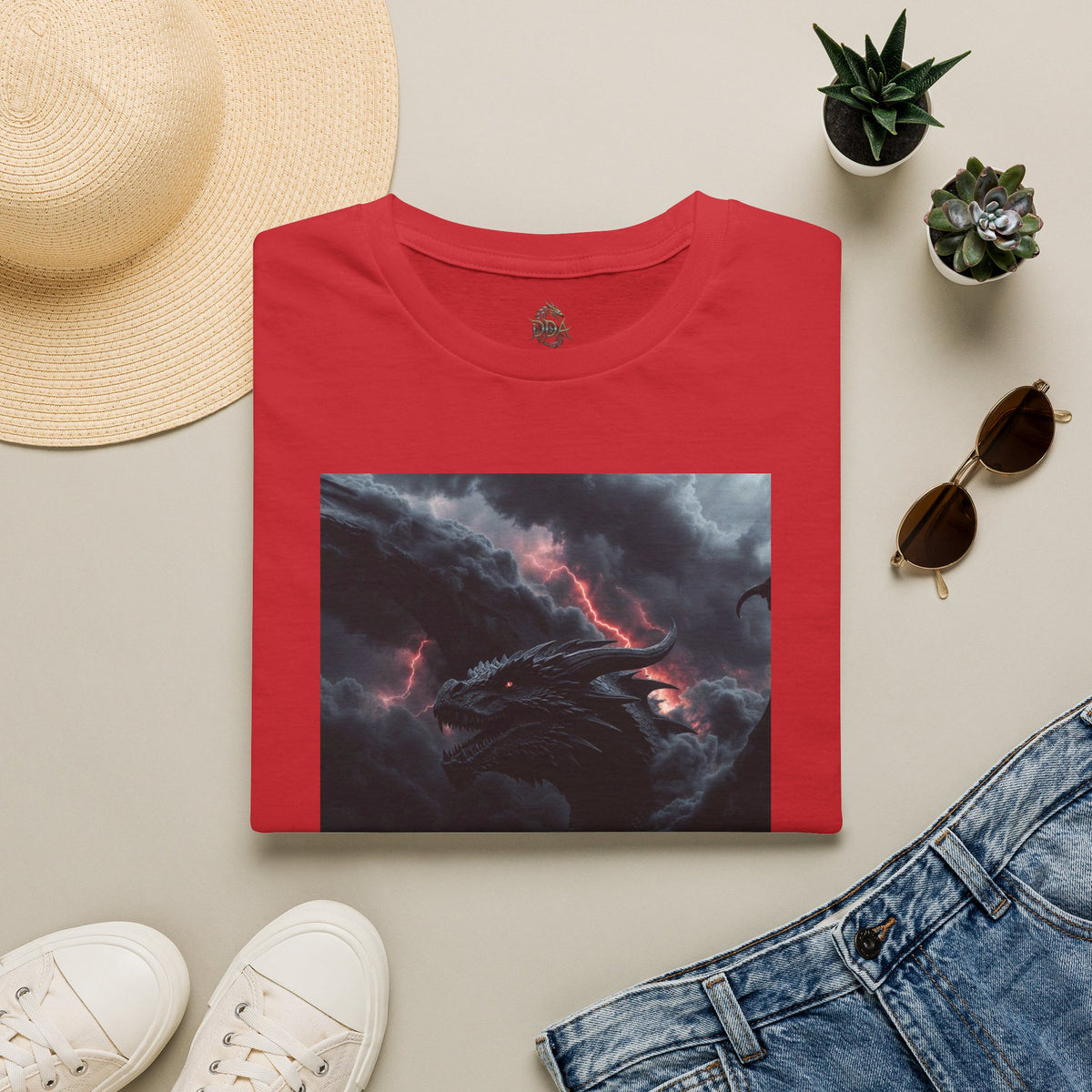 A Dragon Smoke T-Shirt — Stormy Smoke Tee