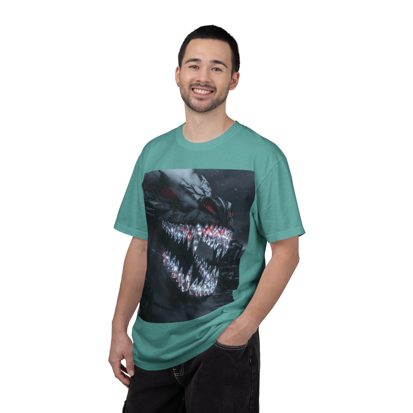 Graphic T-Shirt — Dark Monster Smile Artwork