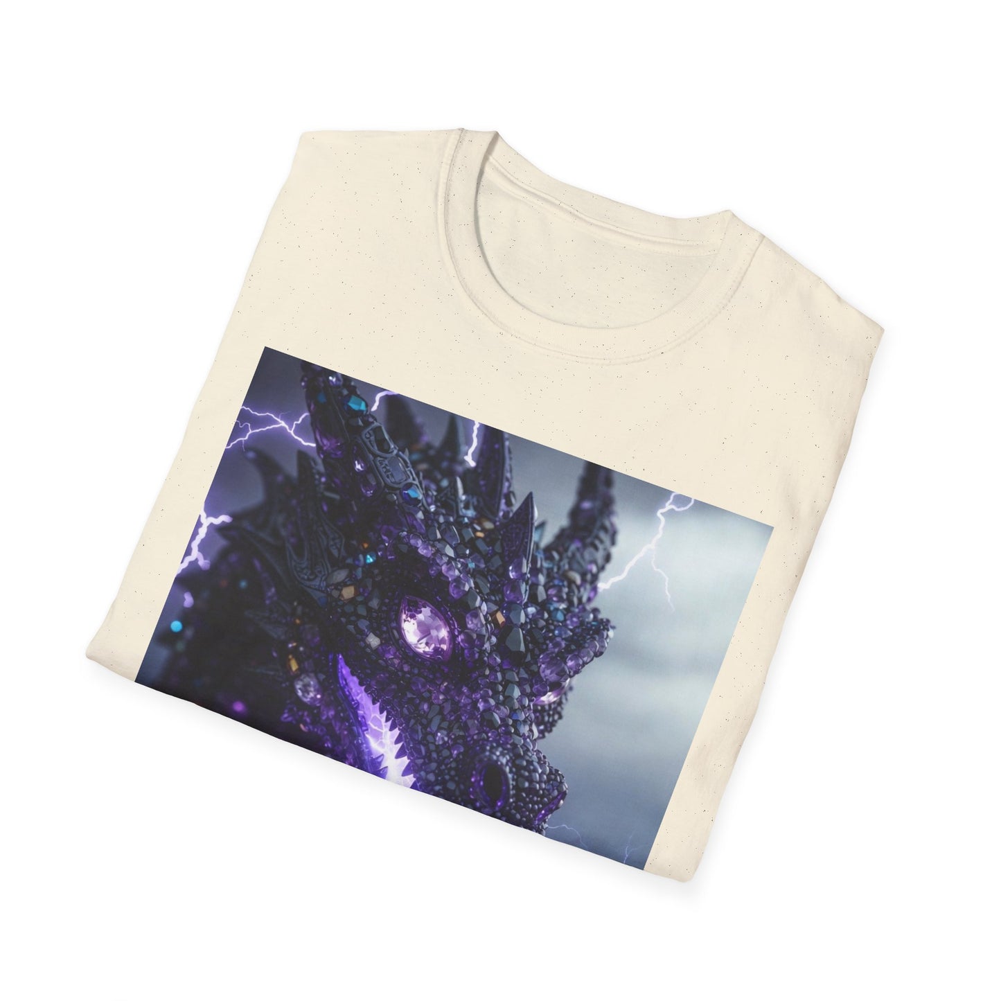 Dragon Lightning T-Shirt — Neon Electric Fantasy Graphic Tee