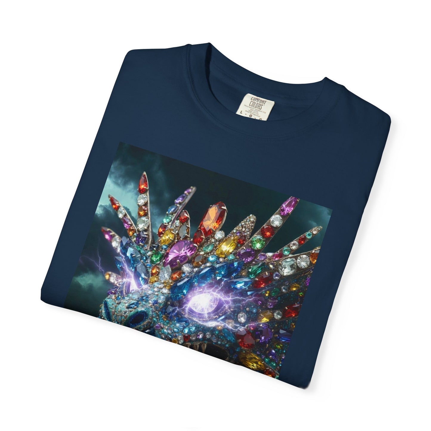 Dragon Crystal T-Shirt — Psychedelic Gem Monster Graphic Tee