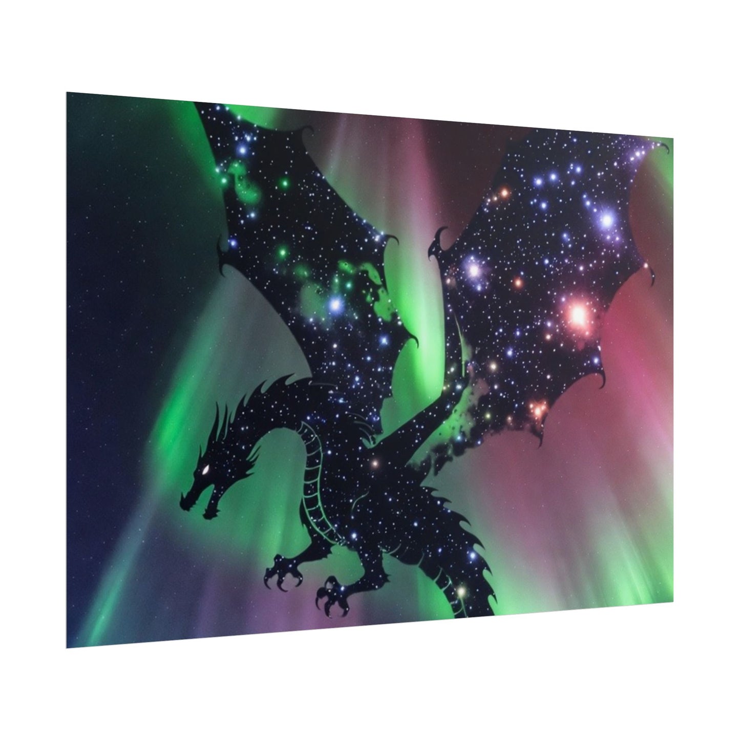 Dragon Aurora Poster