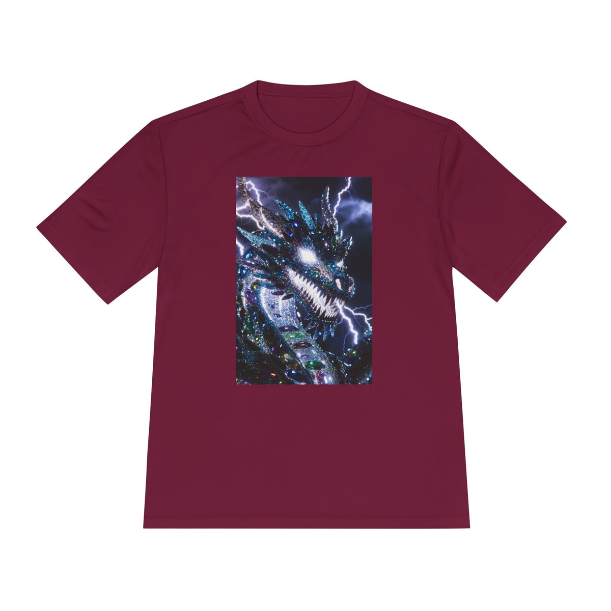 A Lightning Dragon Graphic Tee — Cosmic Fantasy Dragon Shirt