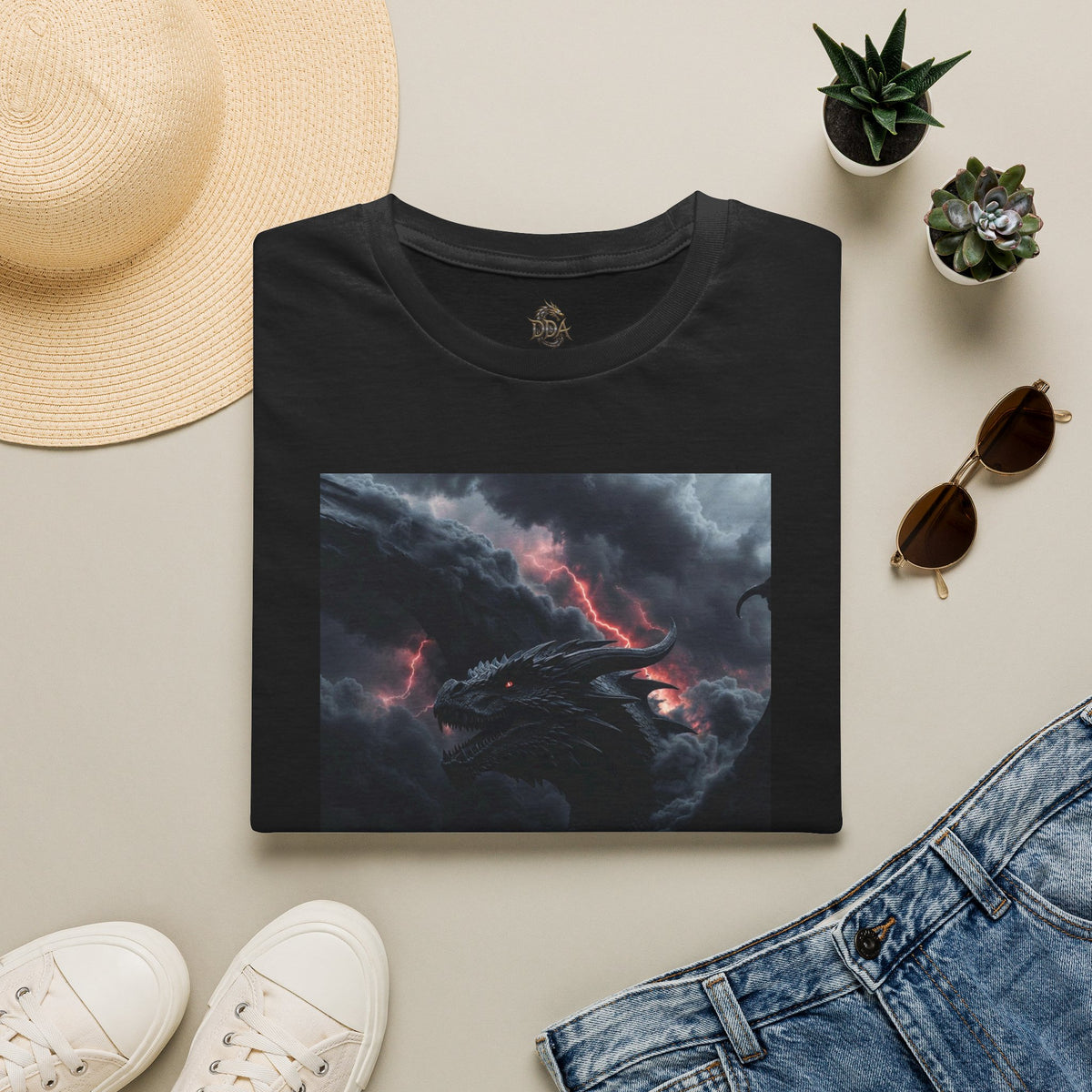 A Dragon Smoke T-Shirt — Stormy Smoke Tee