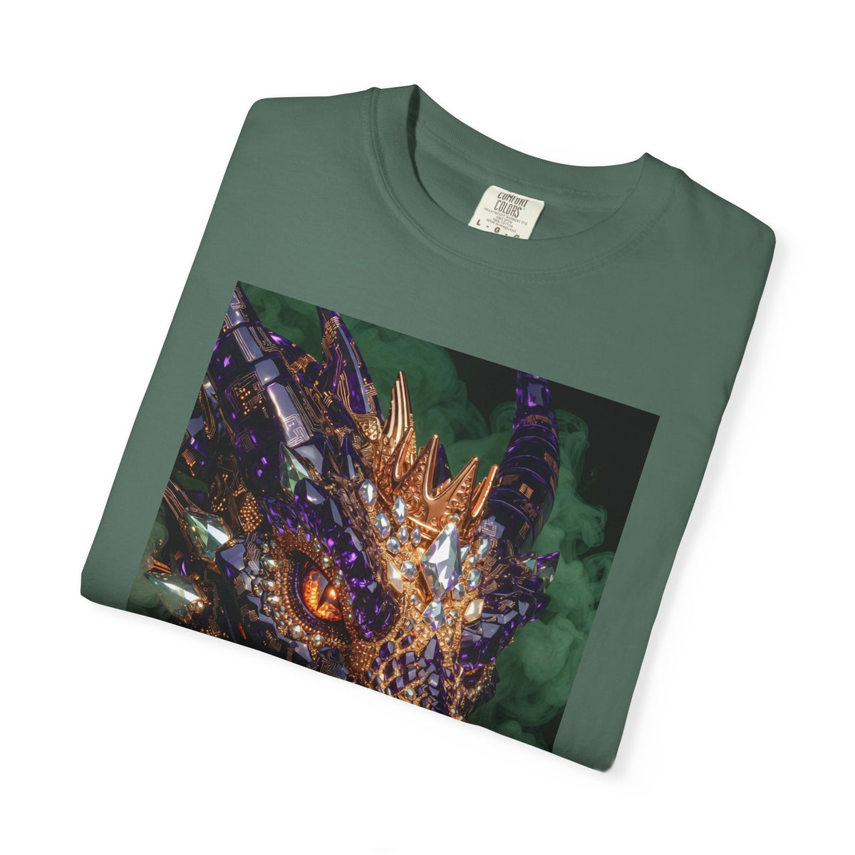 A Dragon Pocket Graphic T‑Shirt — Fiery Fantasy Chest Print